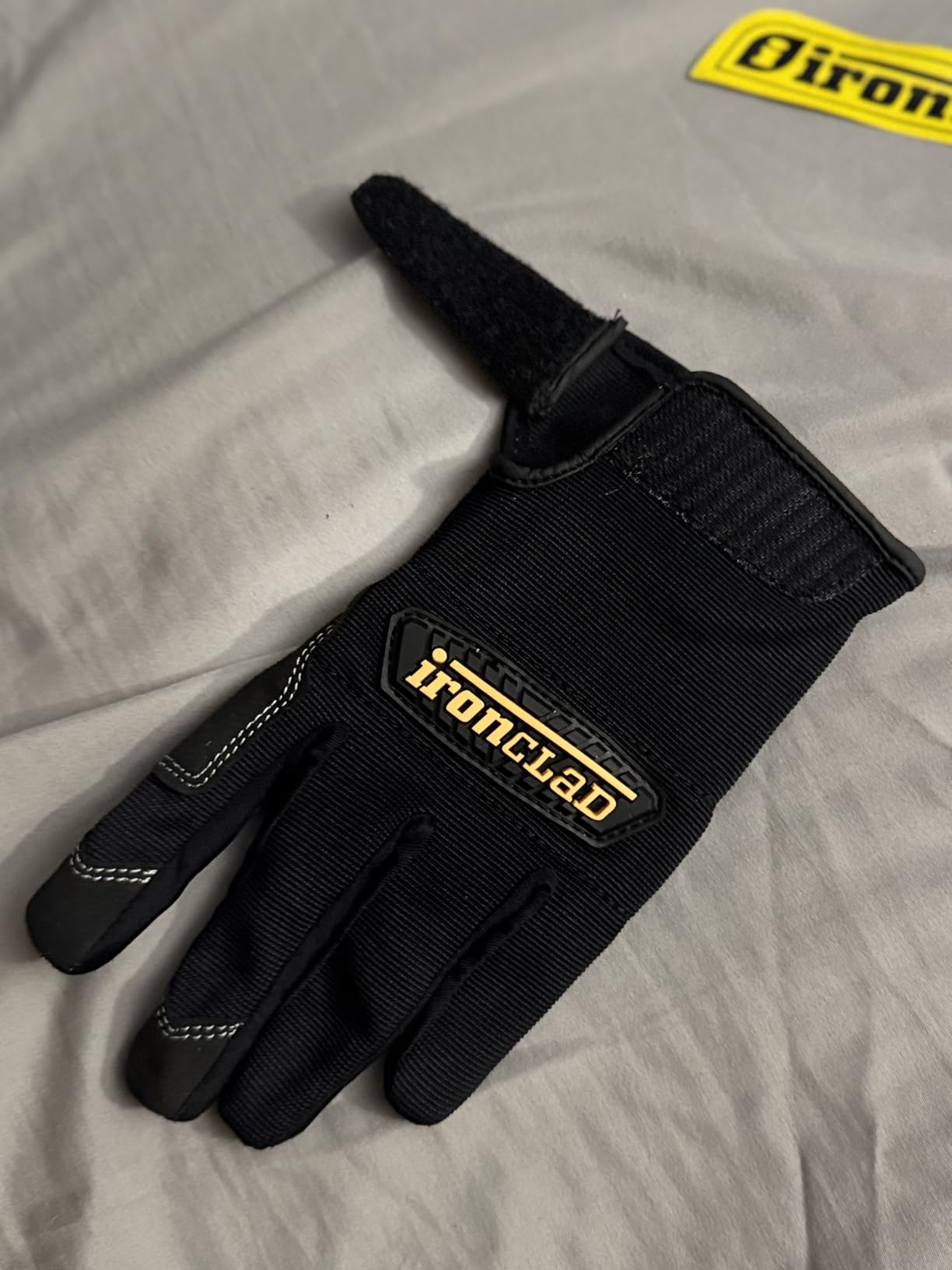 Ironclad General Utility Work Gloves GUG, All-Purpose, Performance Fit, Durable, Machine Washable (1 Pair) Black customer photo 1