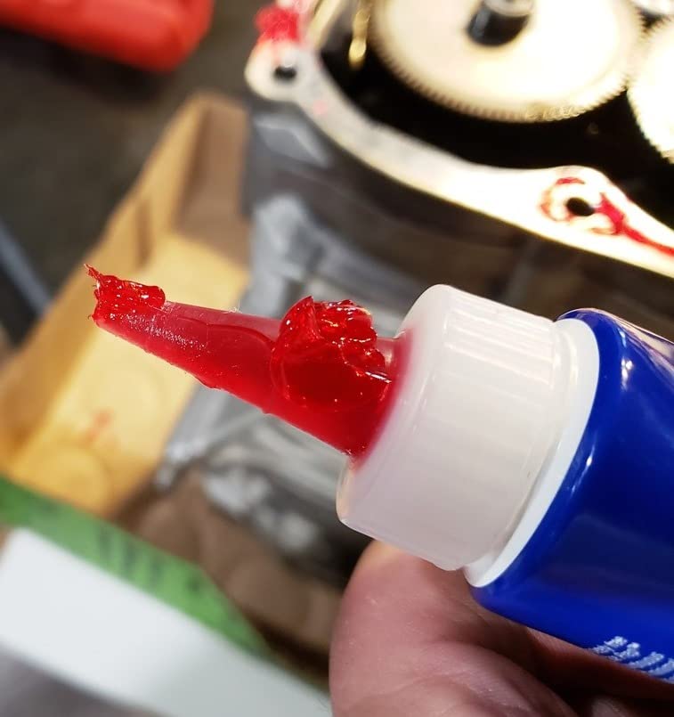 Permatex 51813 Anaerobic Gasket Maker, 50 ml Tube , Red, Packaging may vary. customer photo 2