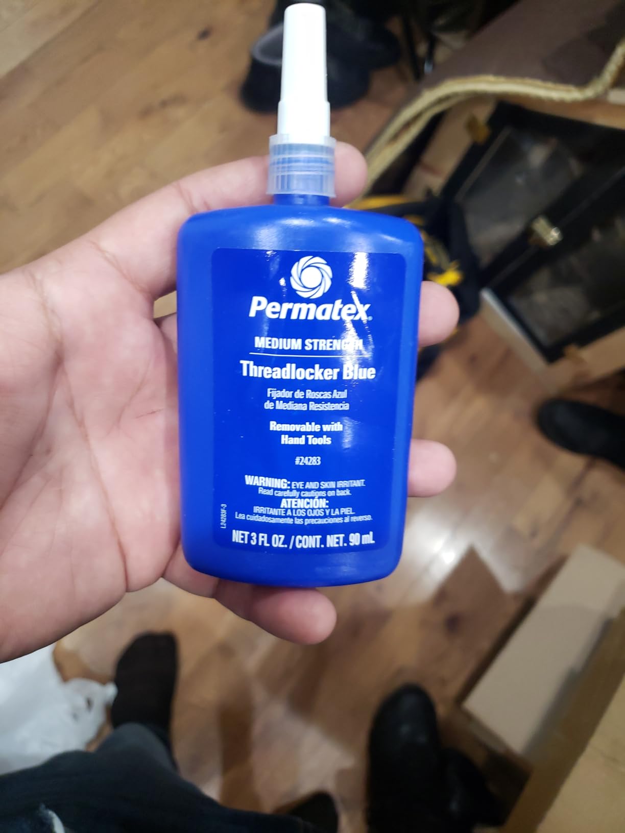 Permatex 24240 Medium Strength Threadlocker Blue, 36 ml, Automotive Threadlocker For Preventing Bolts From Loosening And Corrosion, Removable With Hand Tools customer photo 2