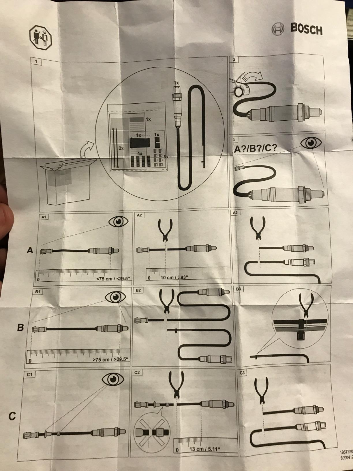 BOSCH 15733 Premium Universal Fitment 4-Wire Oxygen Sensor with Installation Kit customer photo 2