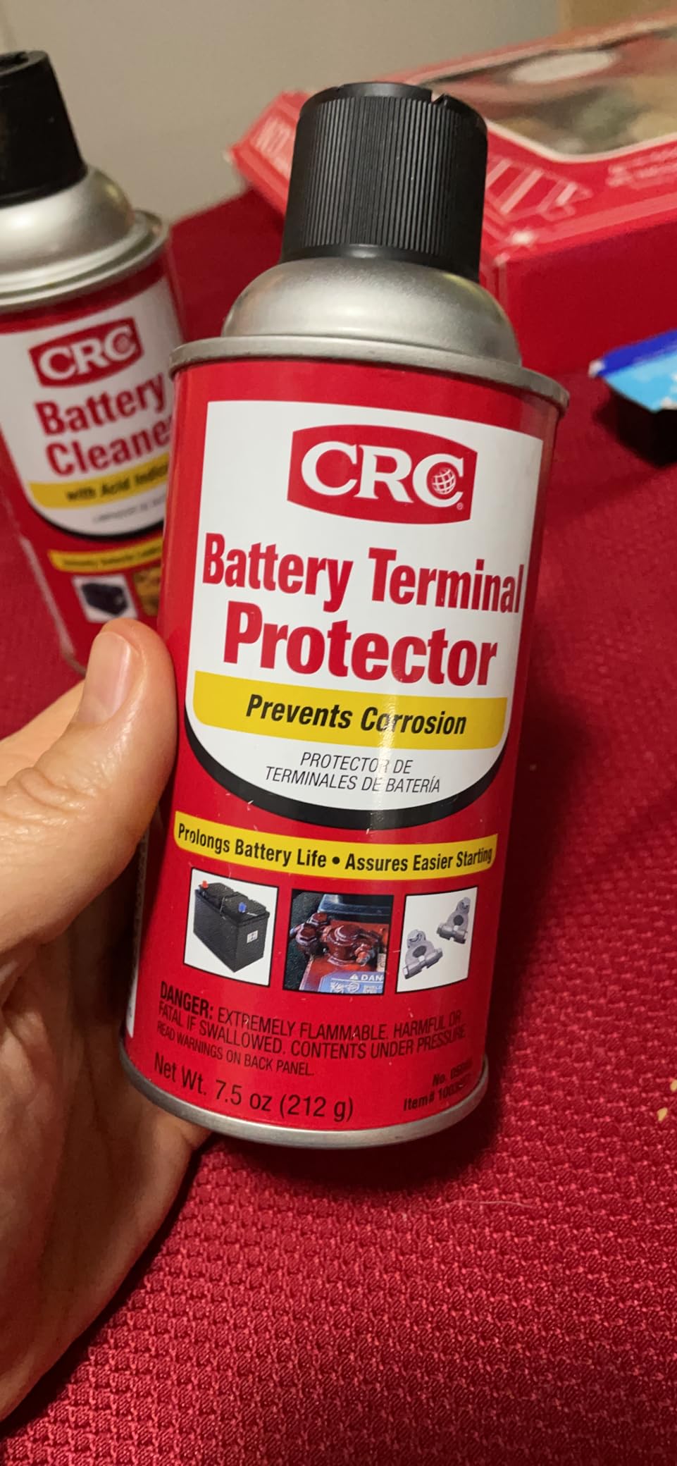 CRC Battery Terminal Protector Spray - Anti-Corrosion Coating - 7.5 oz customer photo 1