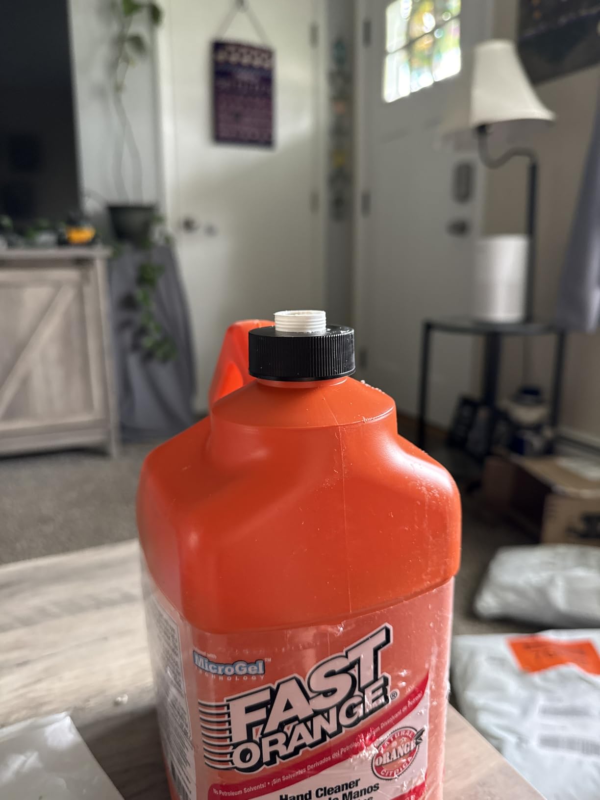 Fast Orange 25219 Pumice Lotion, Heavy Duty Hand Cleaner, Waterless Cleaner for Mechanics, Strong Grease Fighter, 1 Gallon customer photo 2