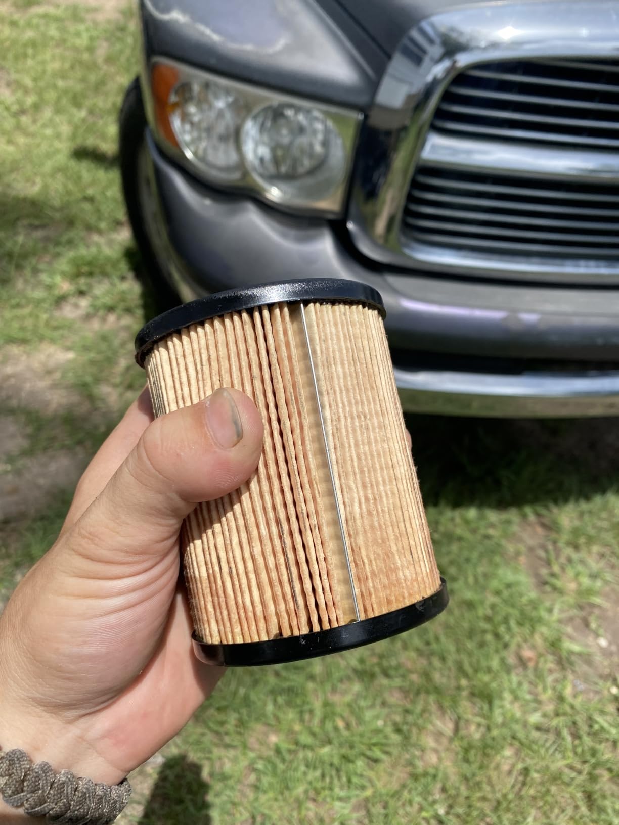 Baldwin Fuel Filter, 4-3/32 x 3-3/8 x 4-3/32 In customer photo 1