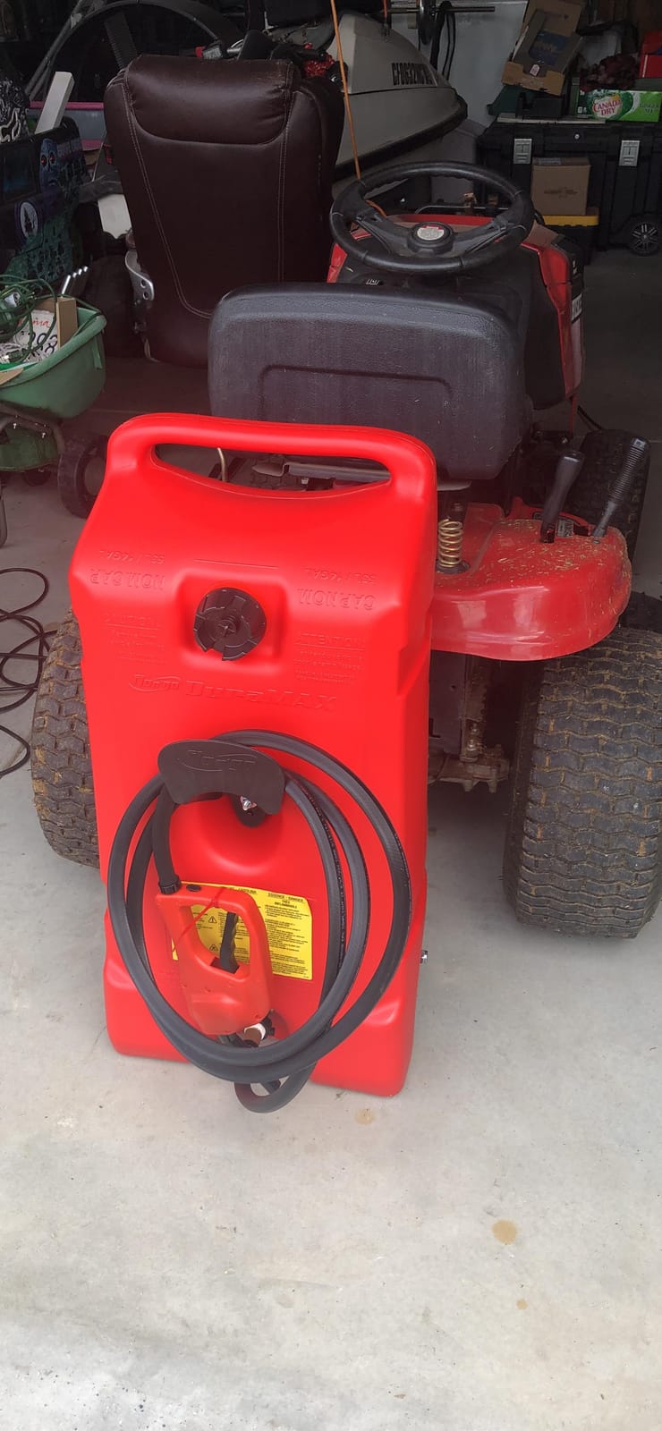Scepter Duramax Flo ’N Go 14 Gallon Gas Caddy, 53 Liter Fuel Tank, Red customer photo 2