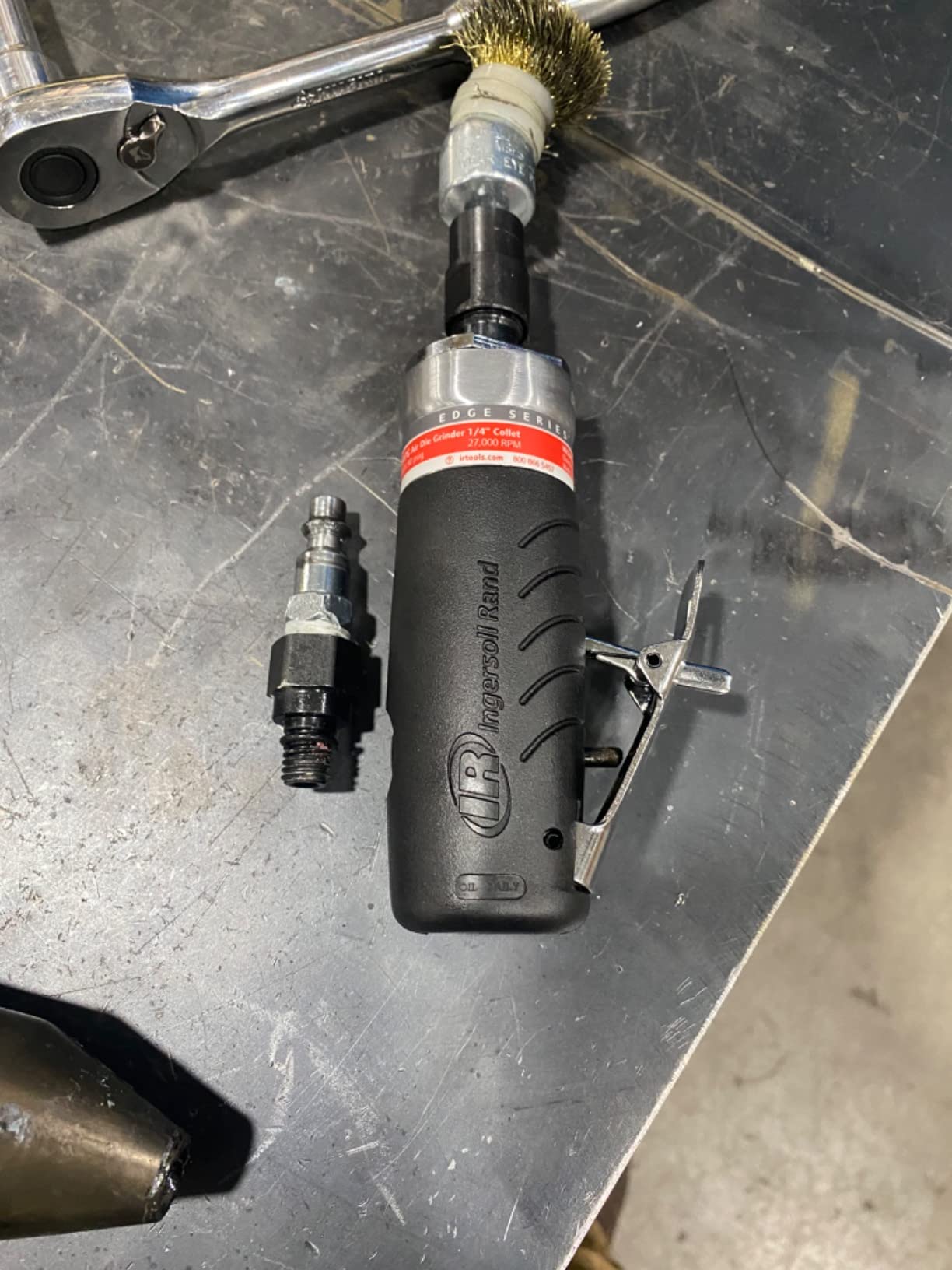 Ingersoll Rand 3107G 1/4-Inch Straight Air Die Grinder with Ergonomic Grip customer photo 1
