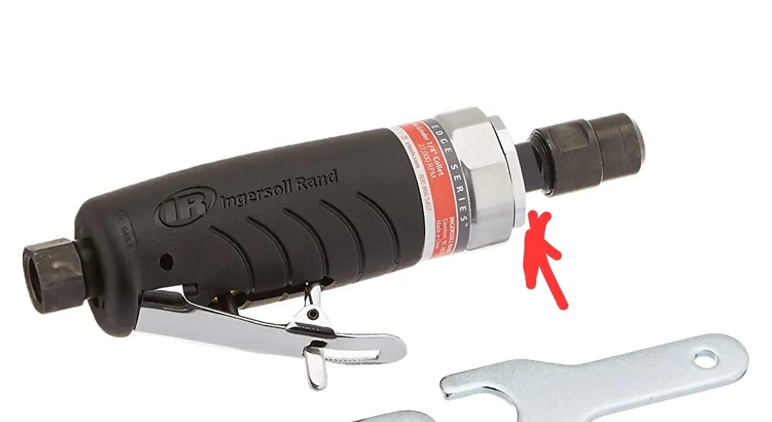 Ingersoll Rand 3107G 1/4-Inch Straight Air Die Grinder with Ergonomic Grip customer photo 2