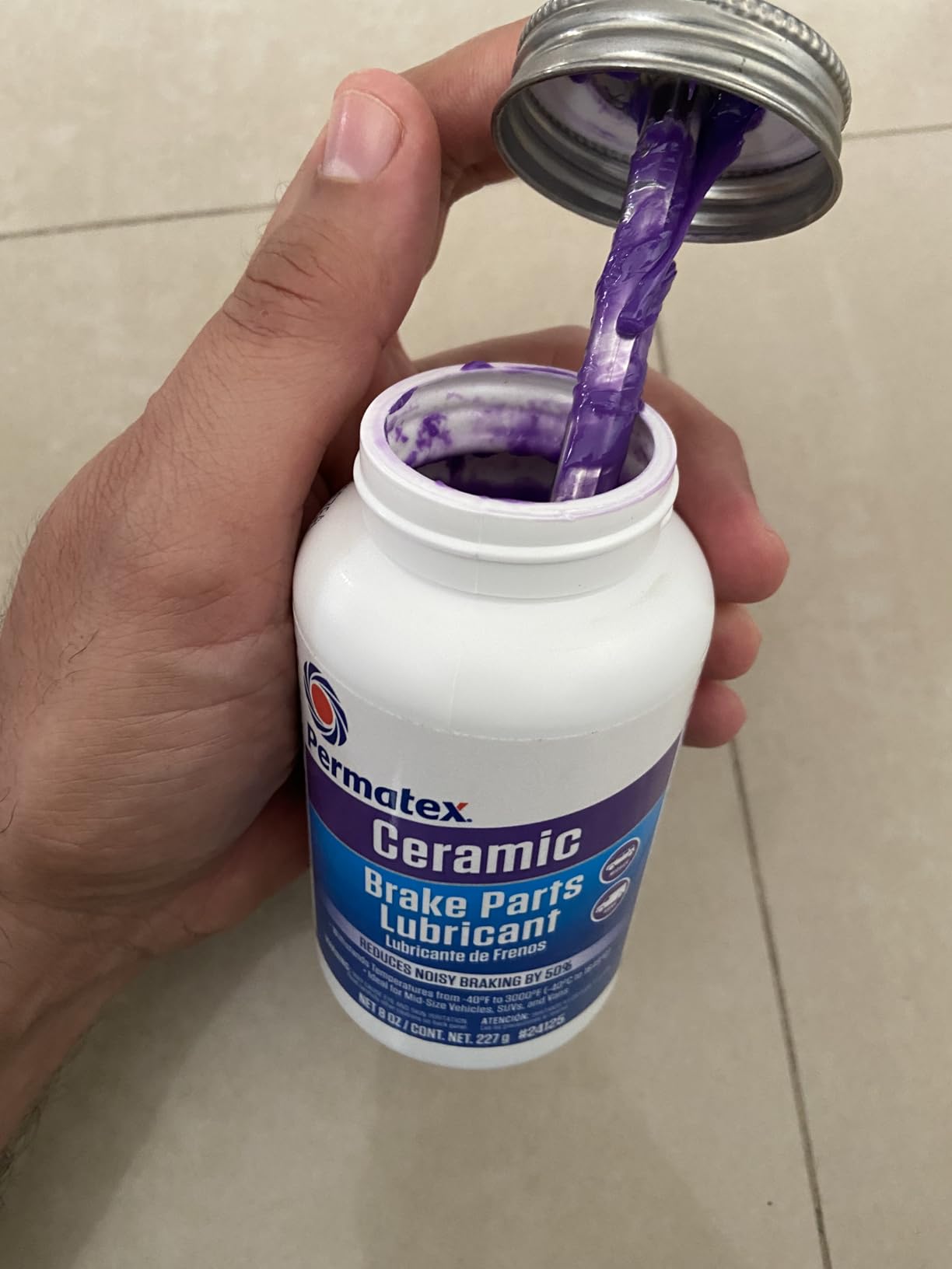 Permatex 24125 Ceramic Extreme Brake Parts Lubricant, 8 oz. customer photo 1