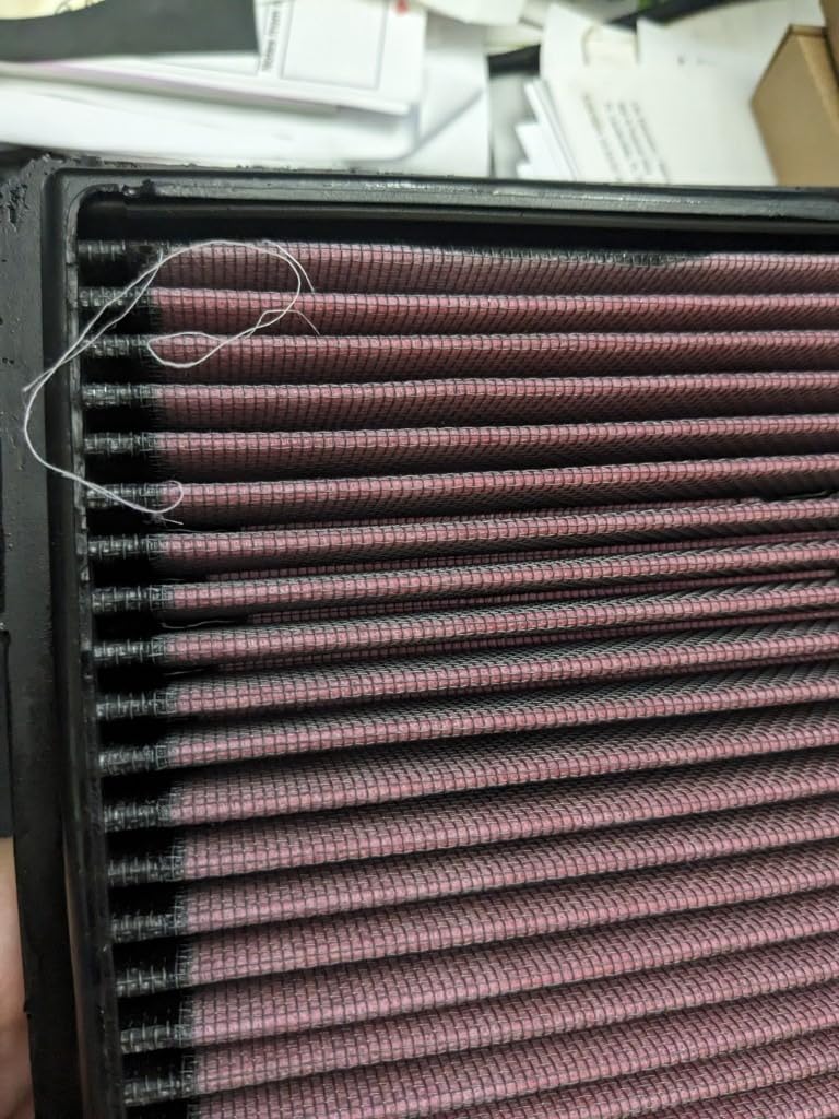 K&N High-Flow Original Lifetime Engine Air Filter: Increase Power: Premium, Washable: Compatible with 2007-2026 Ford/Lincoln/Mazda: (See Product Description for Select Models) 33-2395 customer photo 1