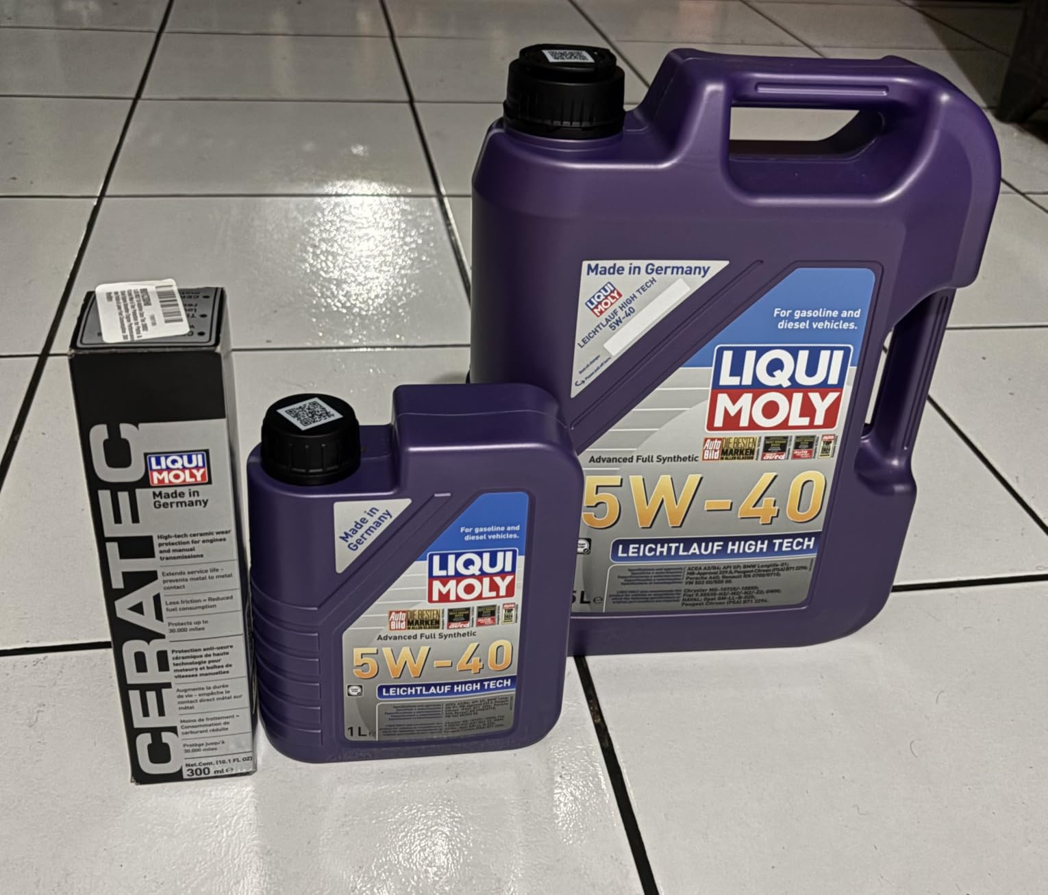 LIQUI MOLY Oil Additive Cera Tec 20002 Ceramic Wear & Tear Protection for Petrol & Diesel Engines Smoother Engine Performance, Less Friction & Lower Fuel Consumption 300 ml customer photo 2
