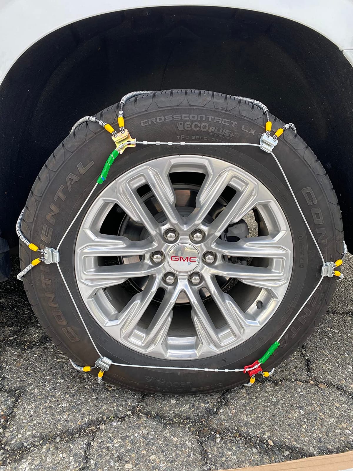 SCC Z-575 Z-Chain Extreme Performance Cable Tire Traction Chain - Set of 2, Silver customer photo 2