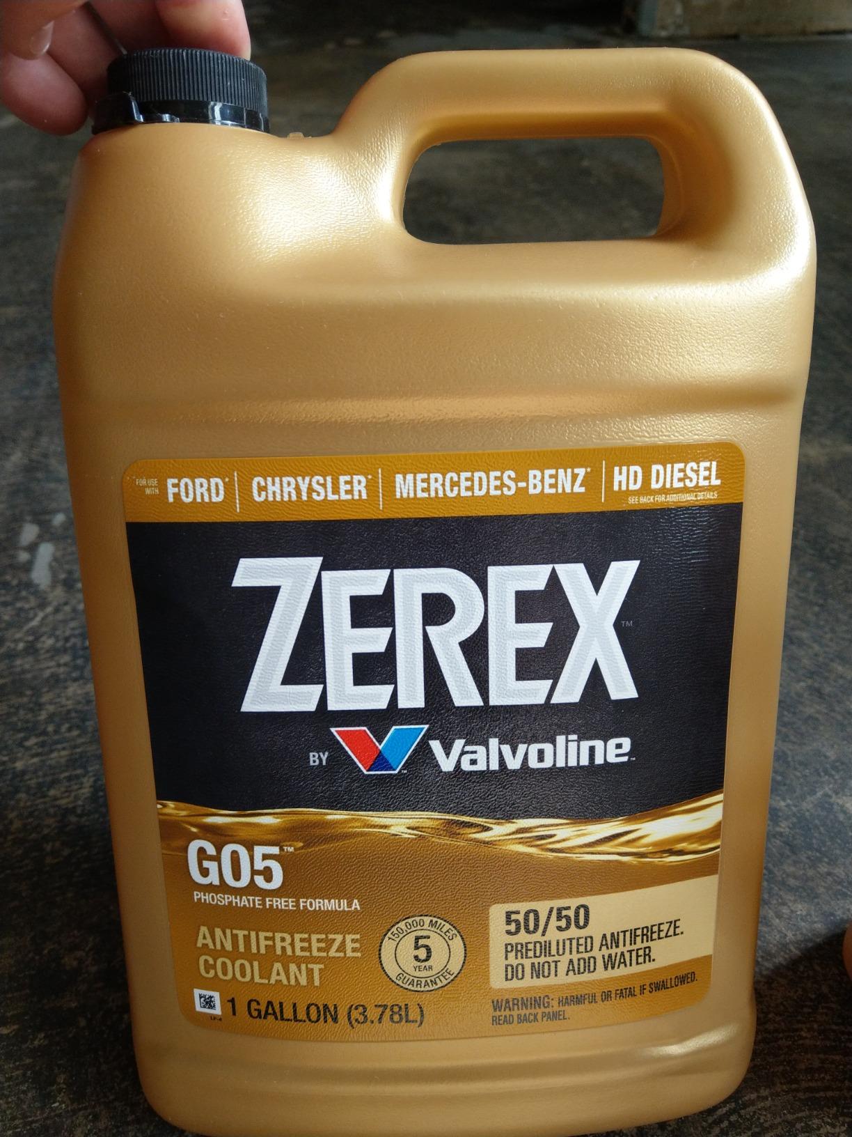 Zerex G05 Antifreeze Coolant Concentrate 1 Gallon customer photo 2