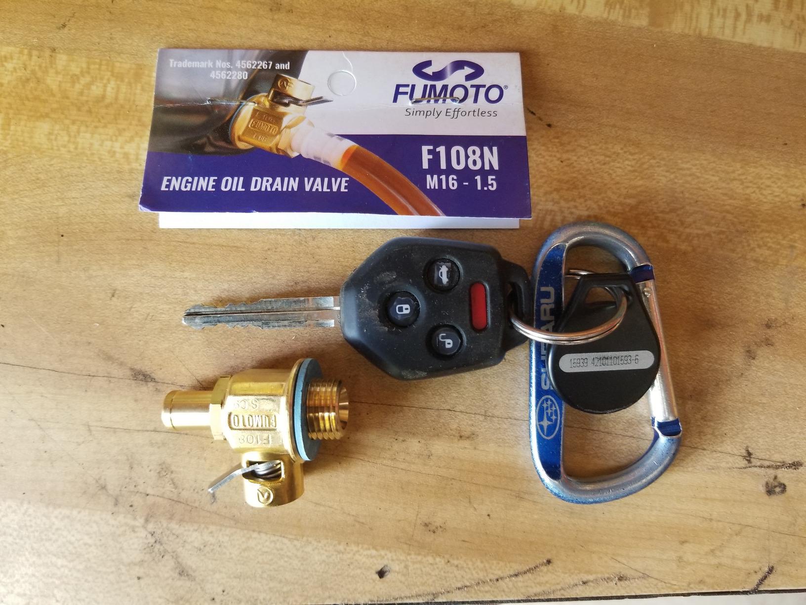 FUMOTO F-108N Engine Oil Drain Valve customer photo 2