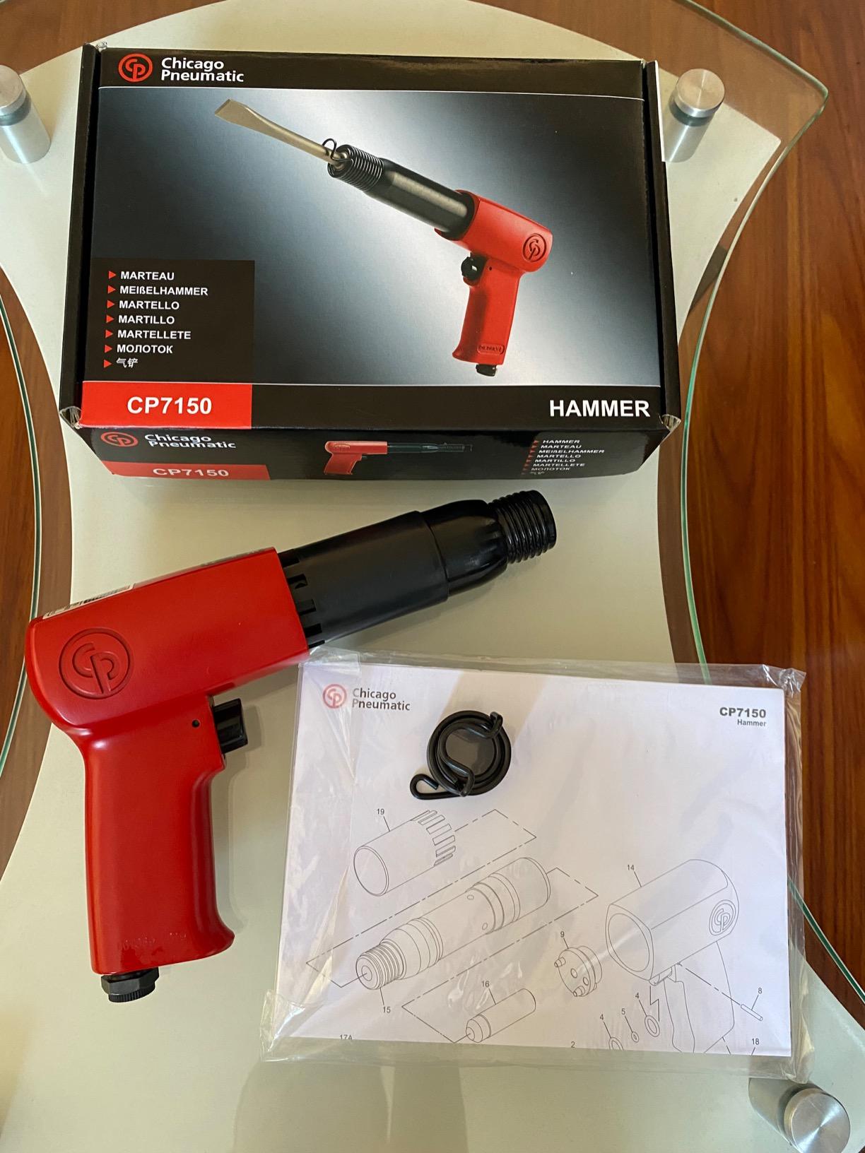 Chicago Pneumatic CP7150 Air Hammer, 0.401 Inch Round Shank, 3.5 Inch Stroke, 2300 BPM customer photo 1