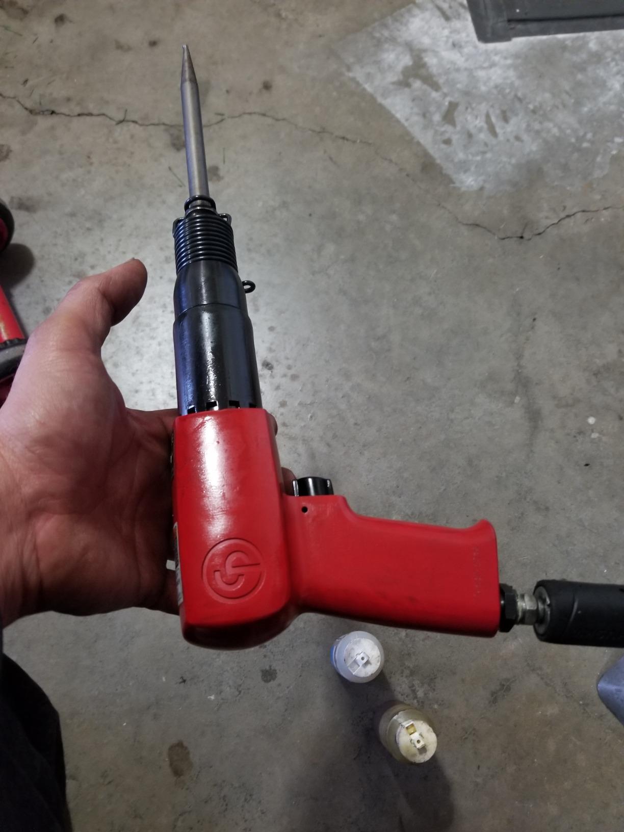 Chicago Pneumatic CP7150 Air Hammer, 0.401 Inch Round Shank, 3.5 Inch Stroke, 2300 BPM customer photo 2