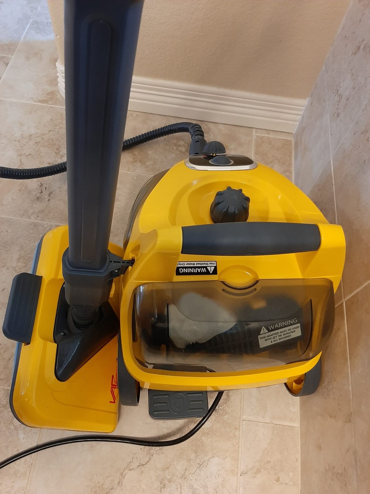 Vapamore MR-100 Primo Steam Cleaner & Steam Mop for Chemical-Free Cleaning | Steam cleaner, steam mop & steamer for cleaning; 220F chemical-free steam; 60-min runtime; 20 tools; lifetime warranty customer photo 1