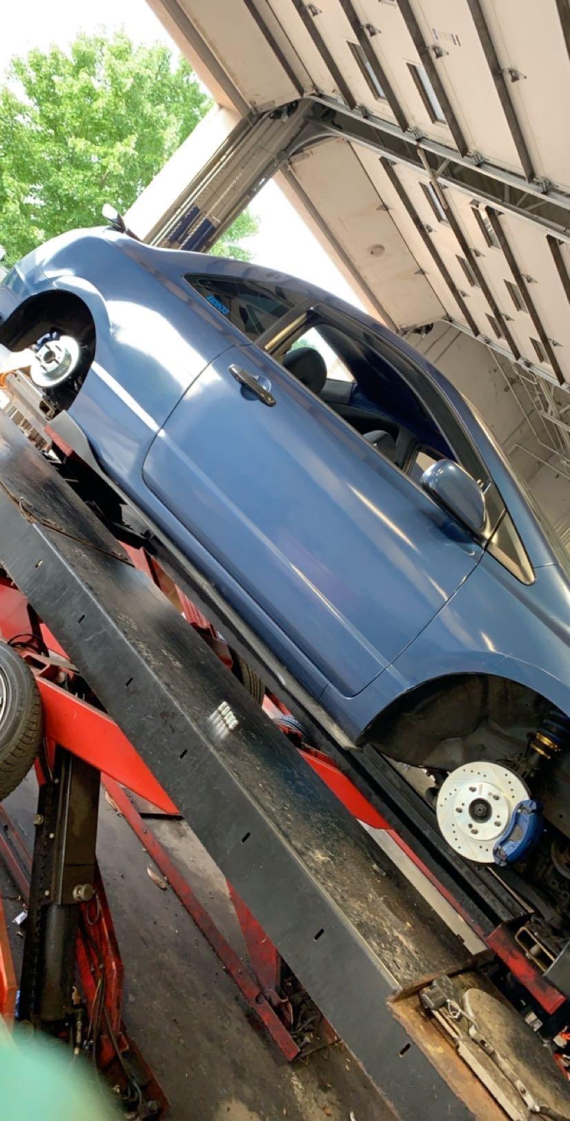 PowerStop Z23 Performance Brake Pad & Rotor Kit Front & Rear K2385 | Honda Civic 2006-11 Carbon Fiber Ceramic Brake Pads + Drilled & Slotted Rotors customer photo 2