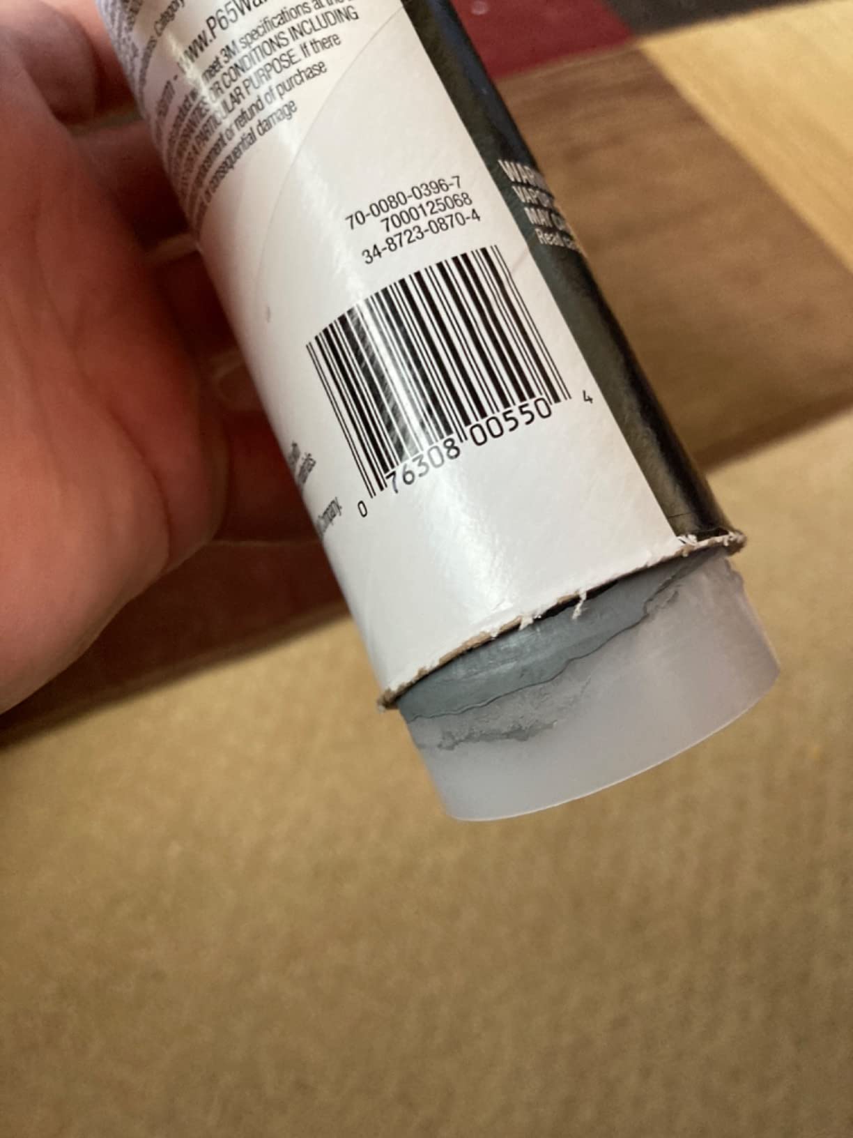 3M Dynatron Auto Seam Sealer Caulk, 550, Grey Color, Fast-Skinning, 12 oz | Permanently Elastic; Non-Staining; Non-Sagging customer photo 1