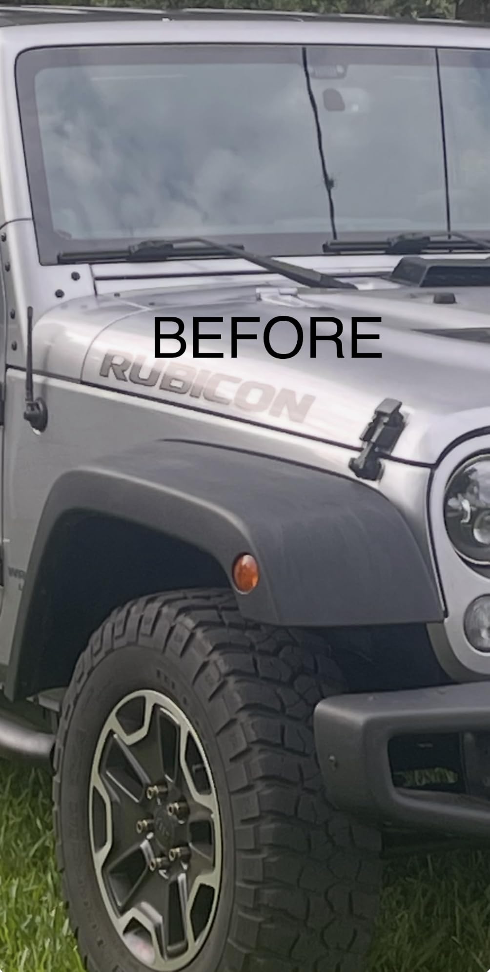 Solution Finish - Black Plastic & Vinyl Trim Restorer - Use for Car and Truck Detailing, No Wet Look, Instantly Revives Color to Trim, Bumpers, Mud Flaps, Etc., Black (12 oz) customer photo 1