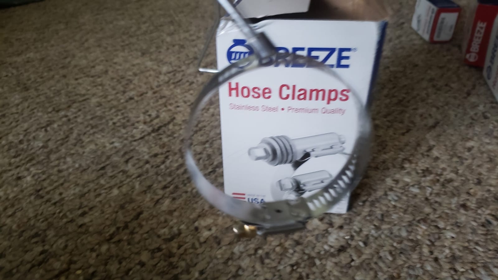 Breeze - 6210 ASSORTMENT Hose Clamp Display Assortment, Automotive Assortment, 1 assortment contains: 200 assorted Automotive Clamps, one 6200 Empty Rack customer photo 1