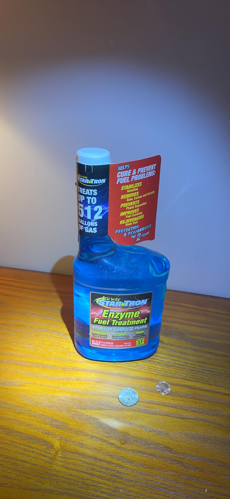 STAR BRITE Star Tron Enzyme Fuel Treatment - Concentrated Formula 32 Fl. Oz. - Treats up to 512 Gallons - Fuel Stabilizer & Treatment, Gasoline Stabilizer, Star Tron Marine Enzyme Fuel Treatment customer photo 1