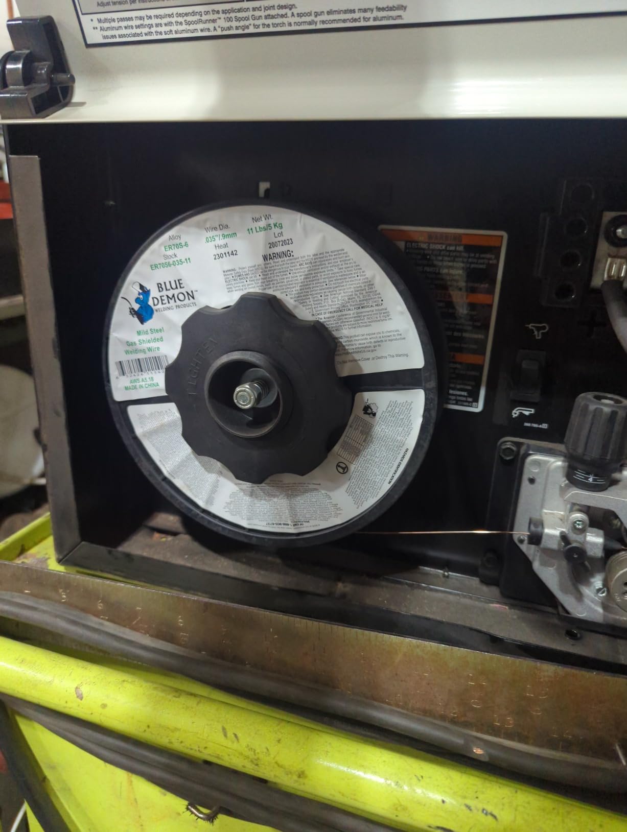 Blue Demon ER70S6 X .030 X 11 LB MIG/GMAW Carbon Steel Welding Wire, All Position, Low Spatter, Porosity-Free, X-Ray Quality Welds customer photo 2