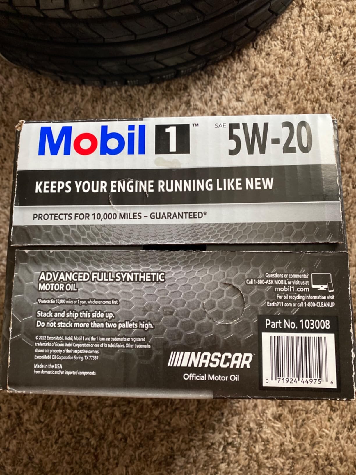 Mobil 1 Advanced Full Synthetic Motor Oil 5W-20, 5 Quart customer photo 2