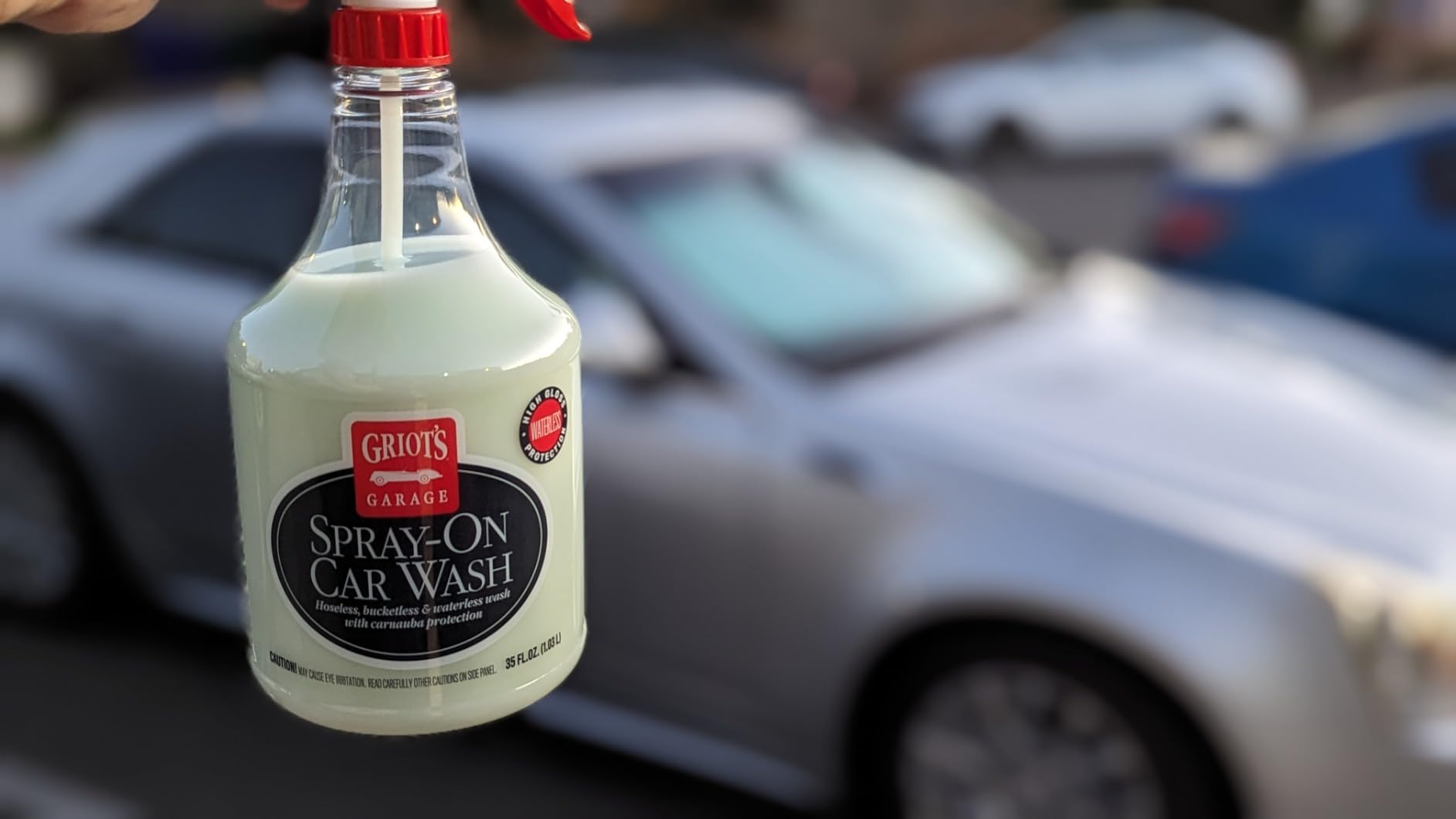 Griot's Garage Spray-On Car Wash for Vehicle Cleaning and Detailing, Rinseless and Waterless, 35oz customer photo 2