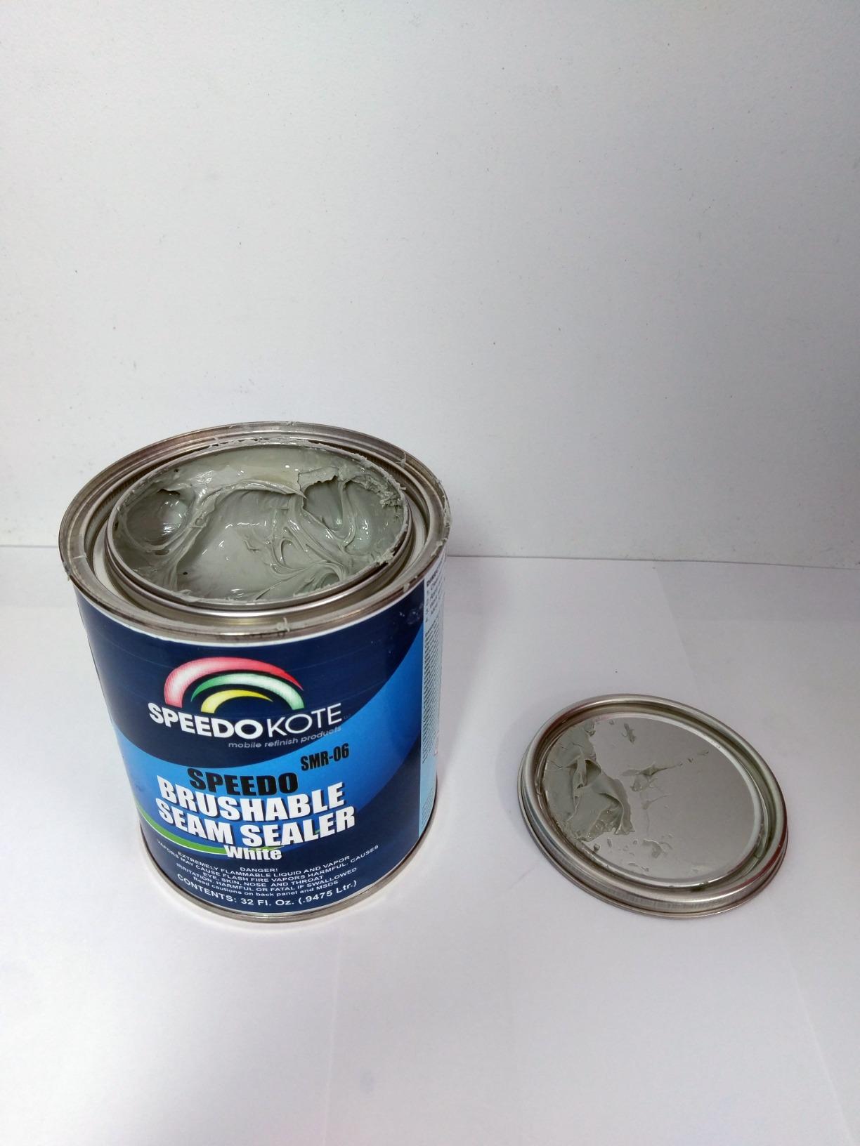 SpeedoKote SMR-06 - Fast Dry White Brushable Seam Sealer, Nice Brush Grade, 32 oz. Quart customer photo 1
