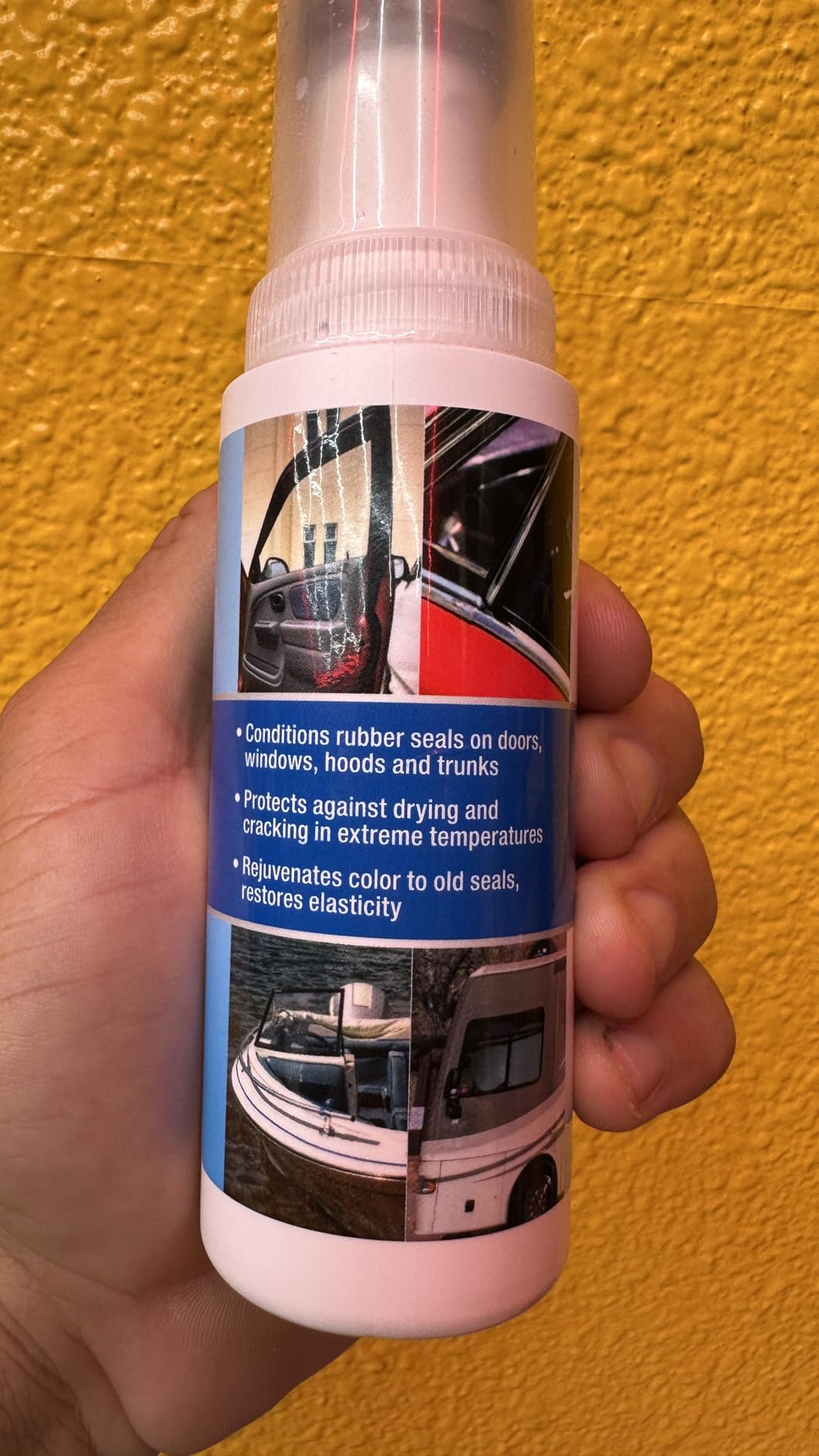 303 Rubber Seal Protectant for Weatherstripping, 3.4 oz | Conditions rubber seals to help prevent cracking, fading, and drying. customer photo 1