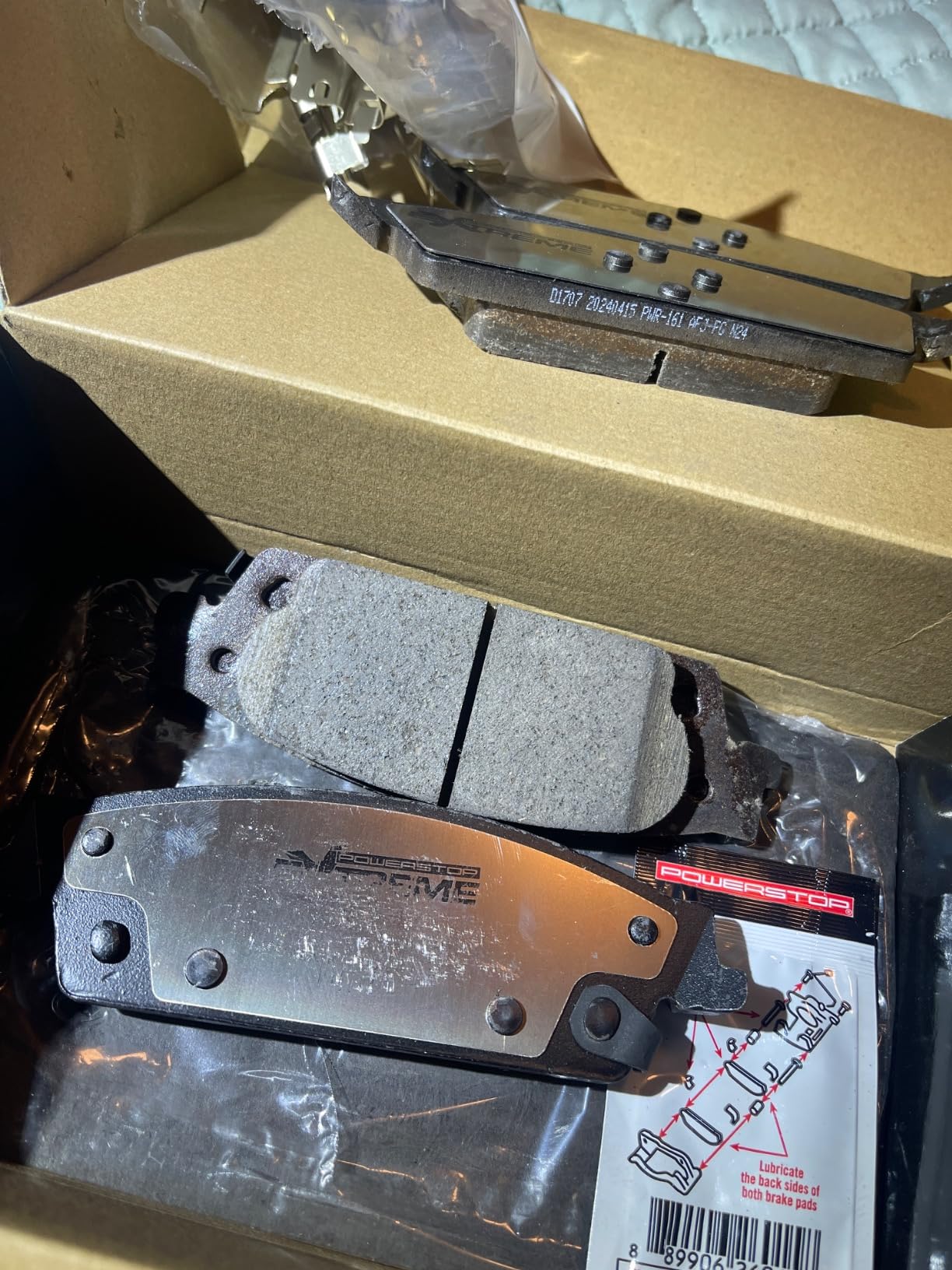 PowerStop Z36 Truck & Tow Brake Pad Set Rear Z36-1707 | Chevy Silverado 1500, Chevy Tahoe, GMC Yukon Carbon Fiber Ceramic Brake Pads + Installation Hardware customer photo 2