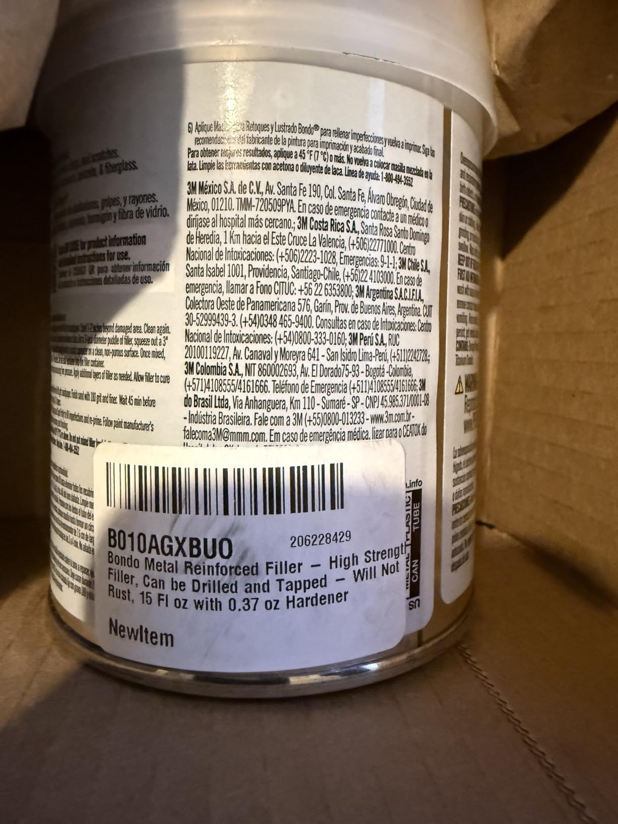 Bondo Metal Reinforced Filler - High Strength Filler, Can be Drilled and Tapped - Will Not Rust, 15 Fl oz with 0.37 oz Hardener customer photo 2
