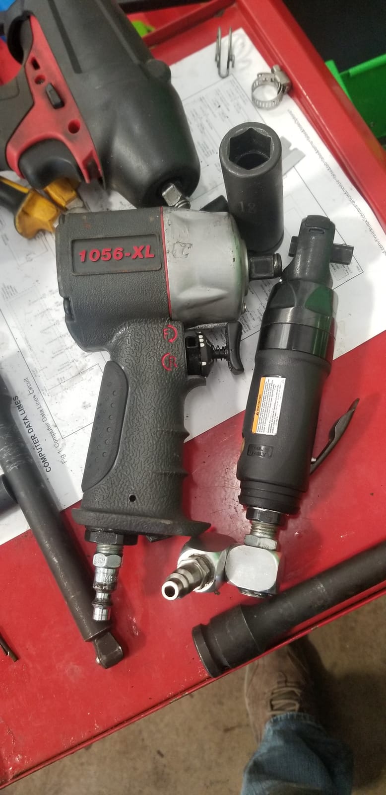 Astro Pneumatic Tool Co 1128 Mini Impact Ratchet Wrench, 3/8