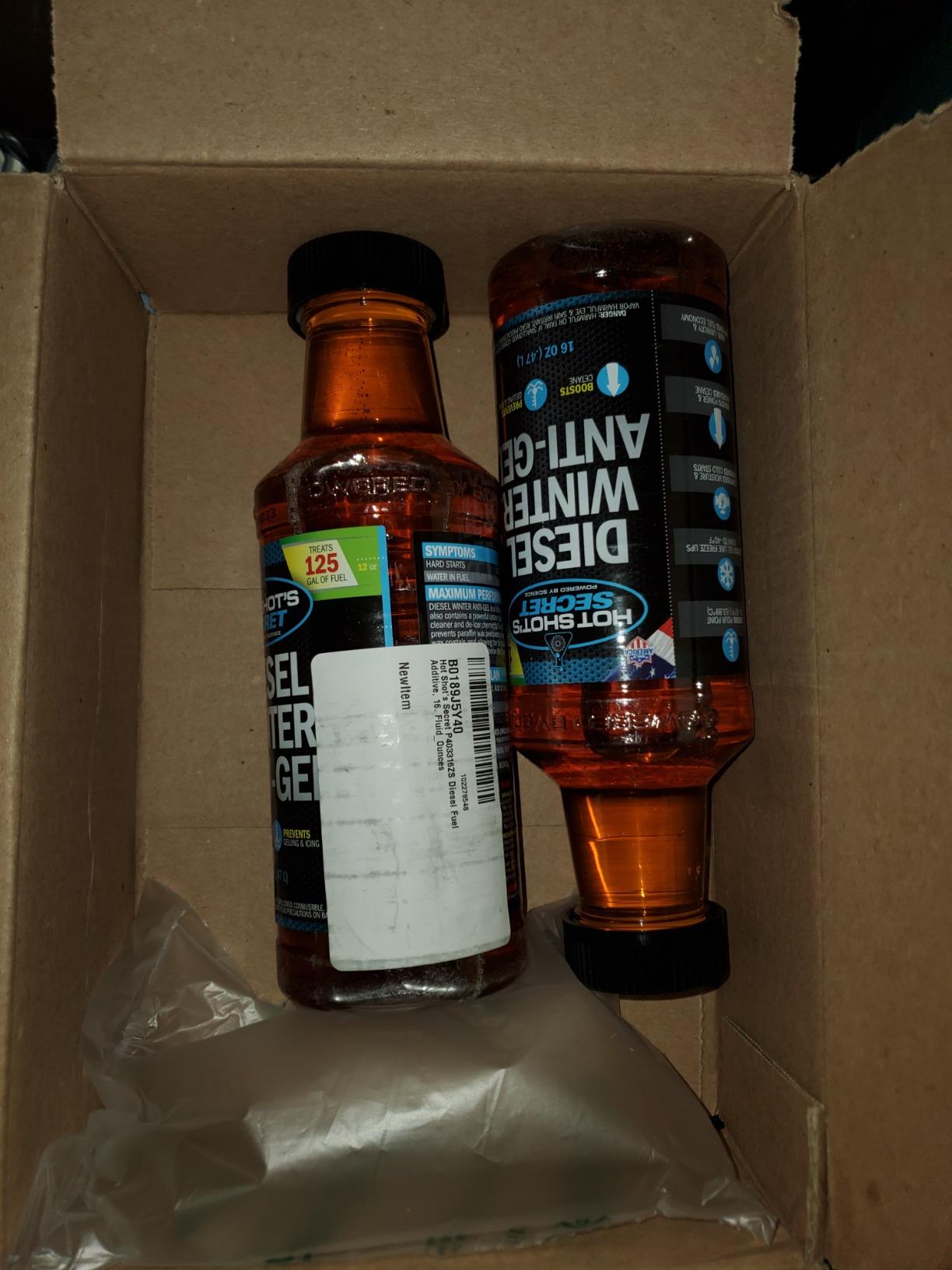 Hot Shot's Secret Diesel Winter Anti-Gel Fuel Treatment, 16 oz | Treats 125 gallons. Prevents fuel gelling, improves cold starts, and boosts cetane. customer photo 1