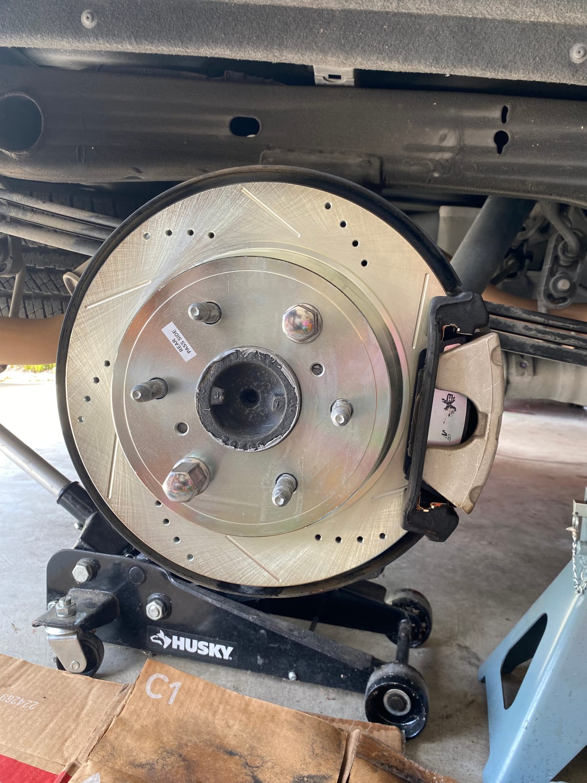 PowerStop Z36 Truck & Tow Brake Pad & Rotor Kit Front & Rear K6560-36 | Chevy Silverado 1500, Chevy Tahoe, GMC Yukon Carbon Fiber Ceramic Brake Pads + Drilled & Slotted Rotors customer photo 1