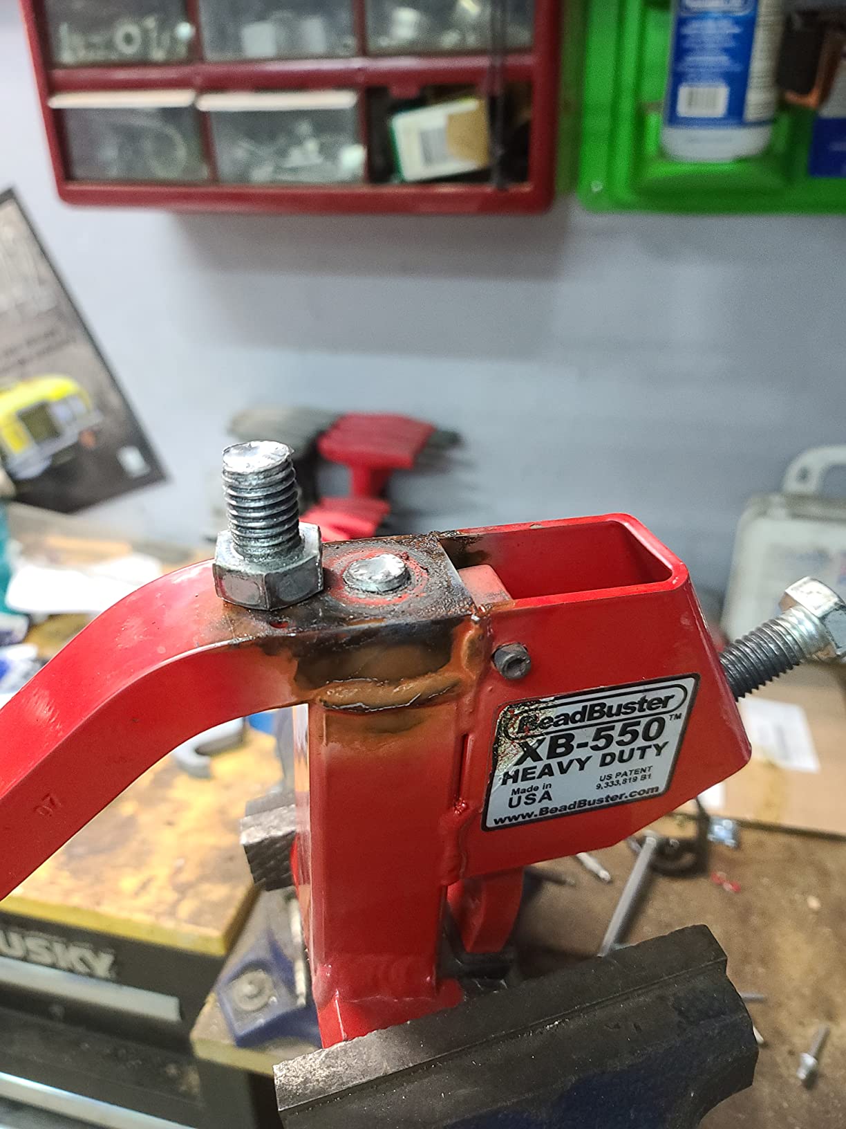 BeadBuster XB-550i HD Bead Breaker MADE-IN-USA for Tractor/OTR/Commercial/Industrial Tires customer photo 2