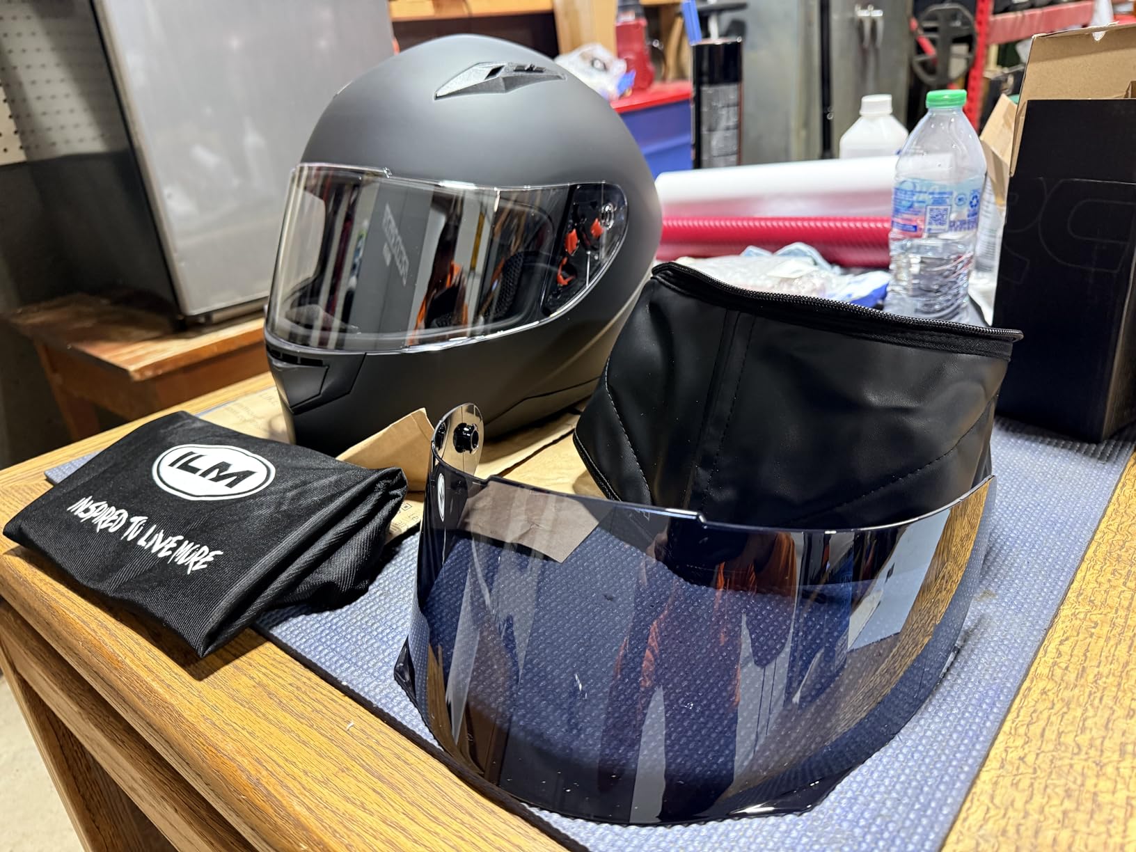 ILM Full Face Motorcycle Helmets for Adult Men and Women DOT Model ILM-313 customer photo 2