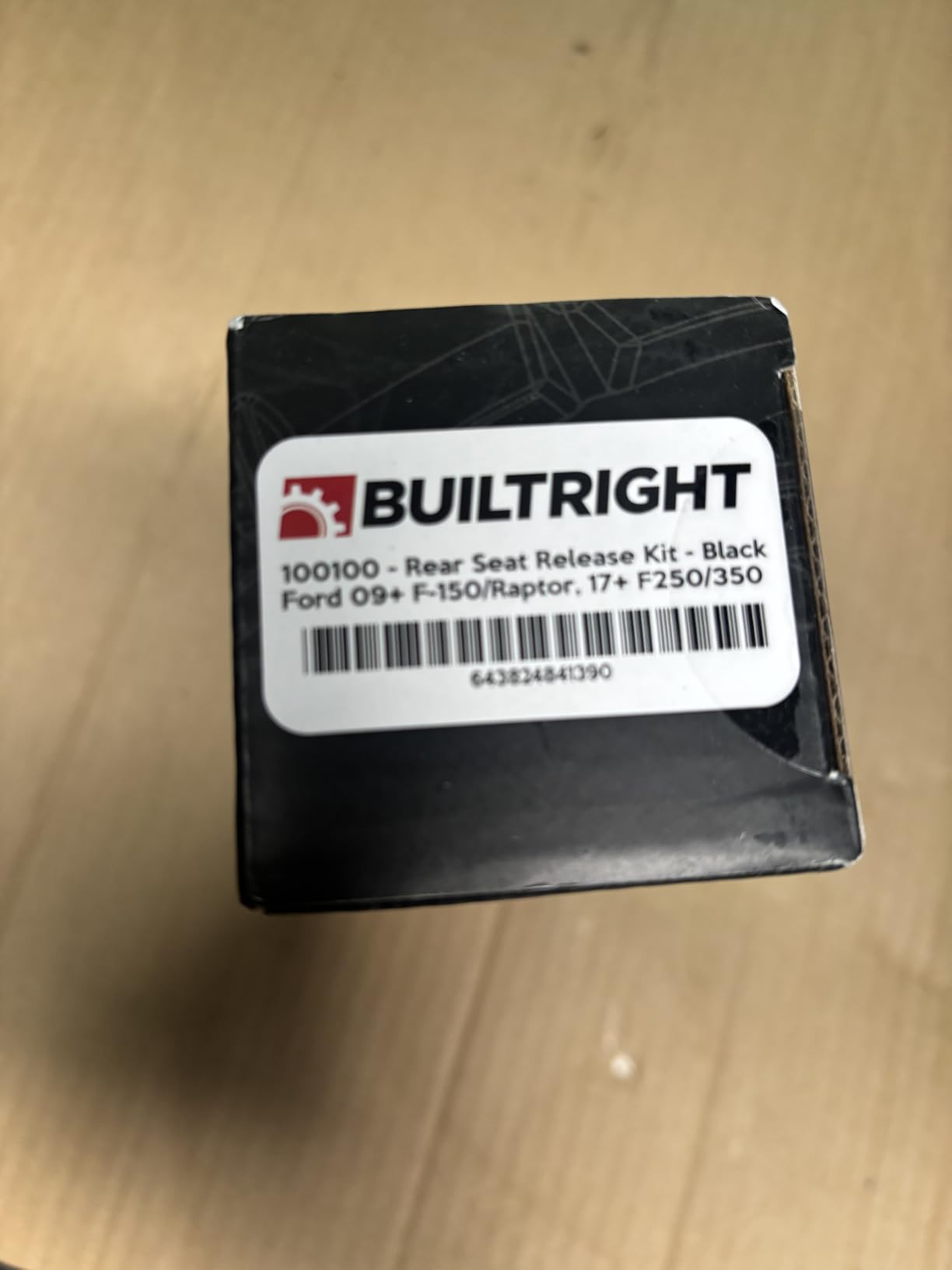 BuiltRight Industries Rear Seat Release for 2009–2025 Ford F-150, F-250, F-350, F-450 & Raptor – SuperCab & SuperCrew - The Original, Made in USA customer photo 1