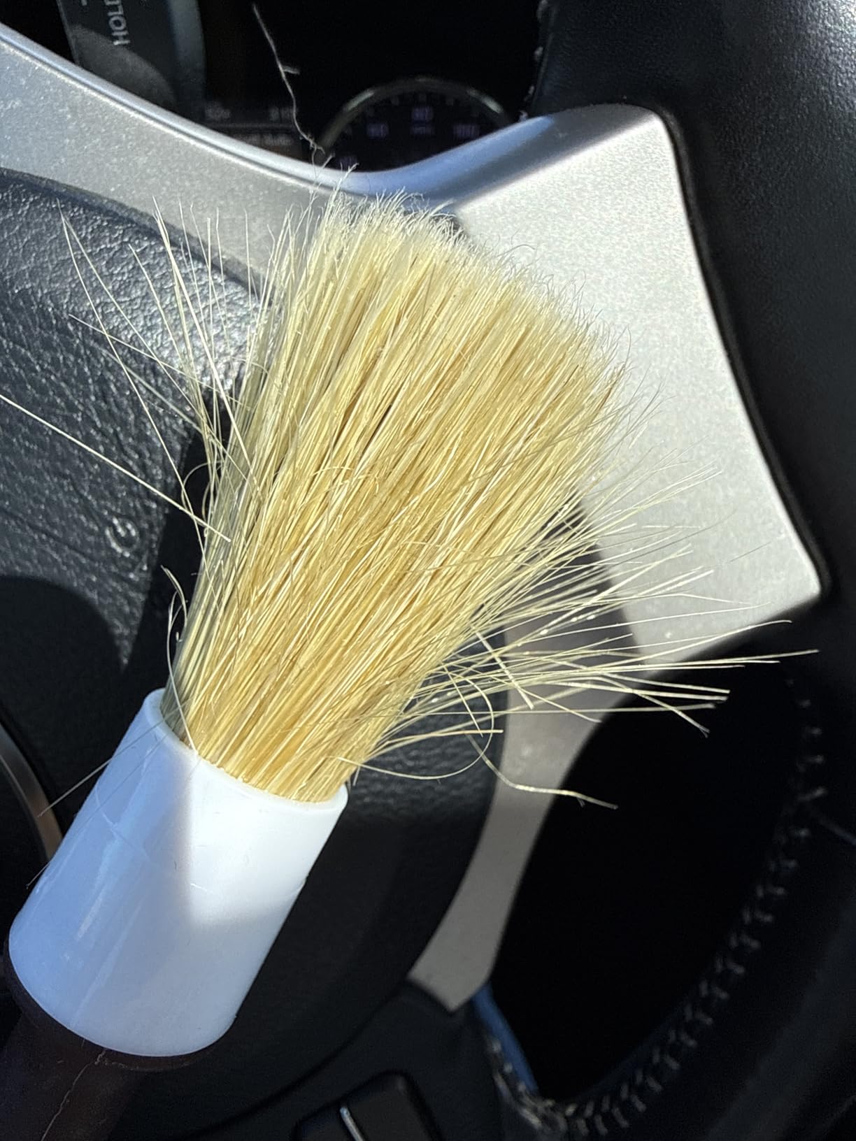 Car Detailing Brush Set 3-Pack, Interior and Exterior, Detail Dudes | Scratch-Free Boars Hair - Exterior & Interior Cleaning Brushes - Safe for Leather, Piano Black Trim, Dashboards & Wheels customer photo 1