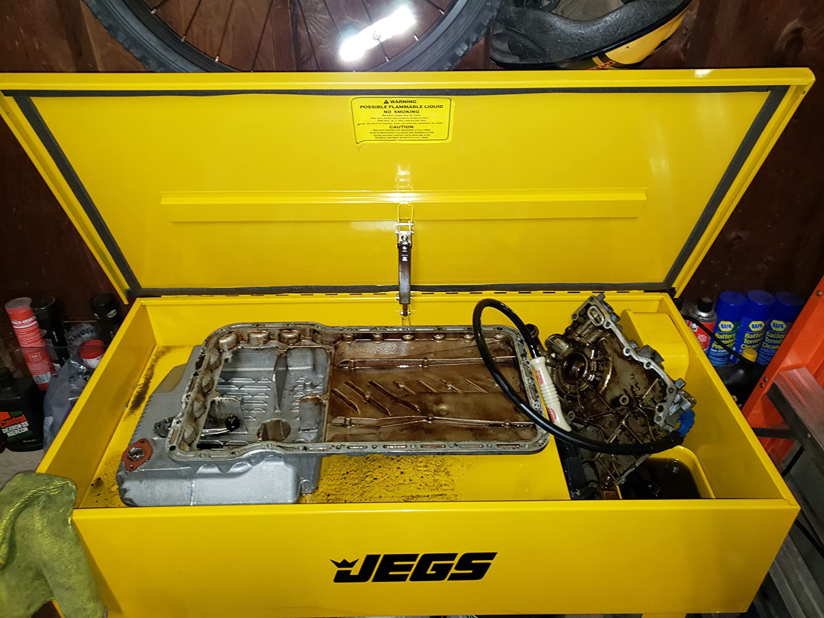 JEGS 40-Gallon Parts Washer | 24 Gallon Solvent Capacity customer photo 1