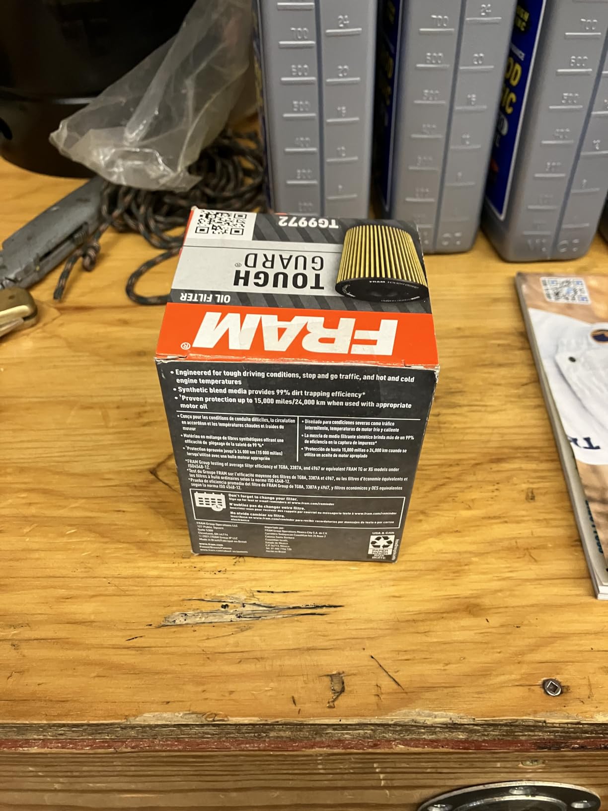 Fram TG+ Replacement Oil Filter TG9972P, Designed for Interval Full-Flow Changes Lasting Up to 15K Miles customer photo 1