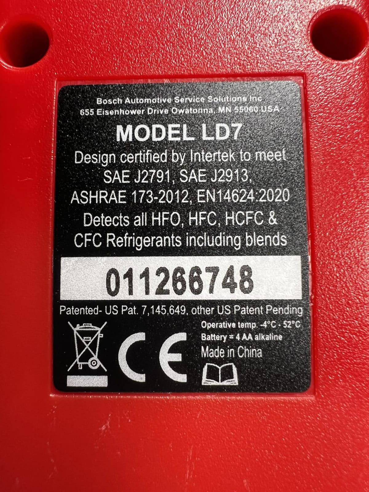 Robinair LD7 Premium Refrigerant Leak Detector | With Color Graphic Display and Sweep Mode - Compatible with Most Common Refrigerants, Including R-1234yf and R-134a customer photo 2