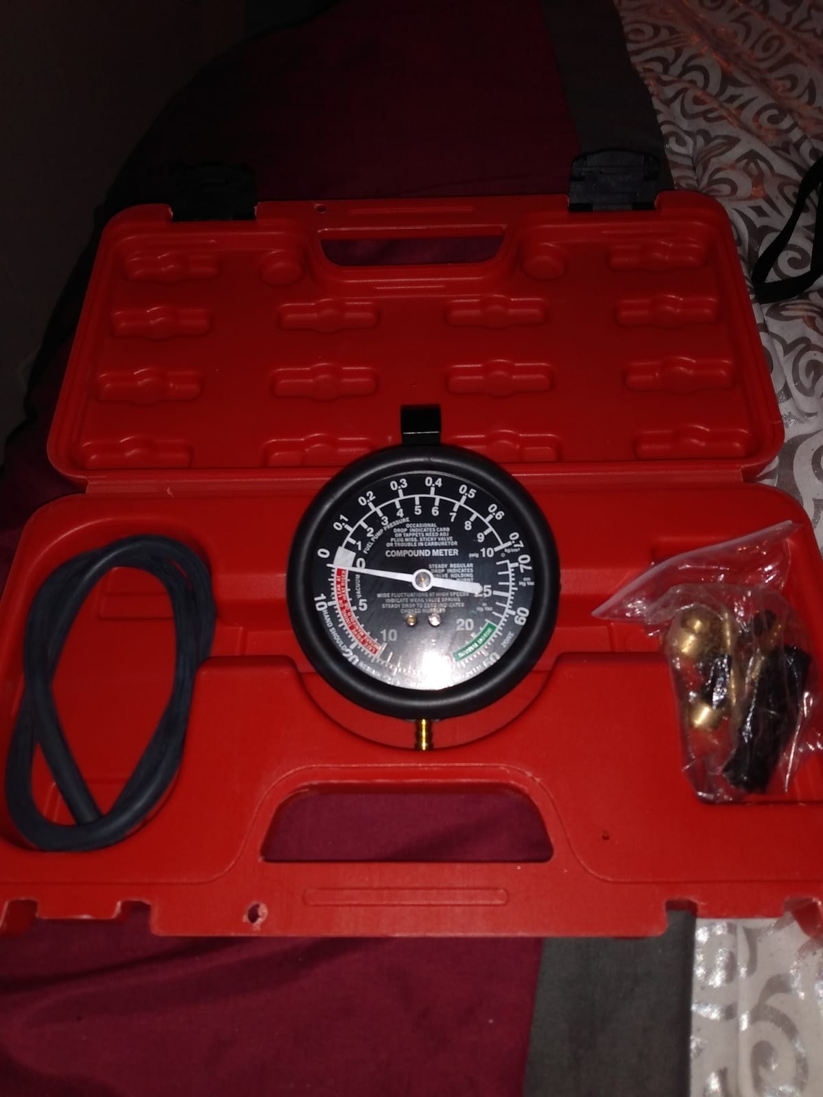 ABN Car Vacuum and Fuel Pump Tester Gauge Kit - Fuel Pump Pressure & Vacuum, Carburetor Intake Manifold, & Vacuum Test customer photo 1