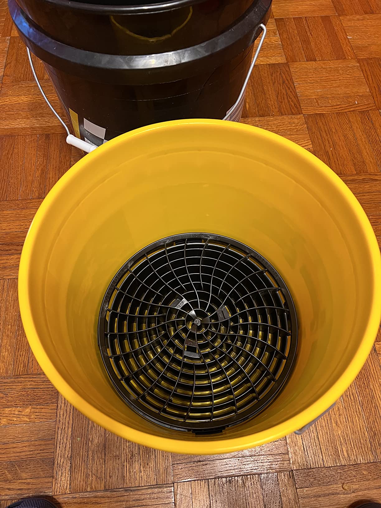 DETAIL GUARDZ Dirt Lock Car Wash Insert, Black | Bucket Filter for 3-8 Gallon Round Pails, Traps Debris, Prevents Swirl Marks, Self-Locking Rubber Grips, Venturi Flow customer photo 2
