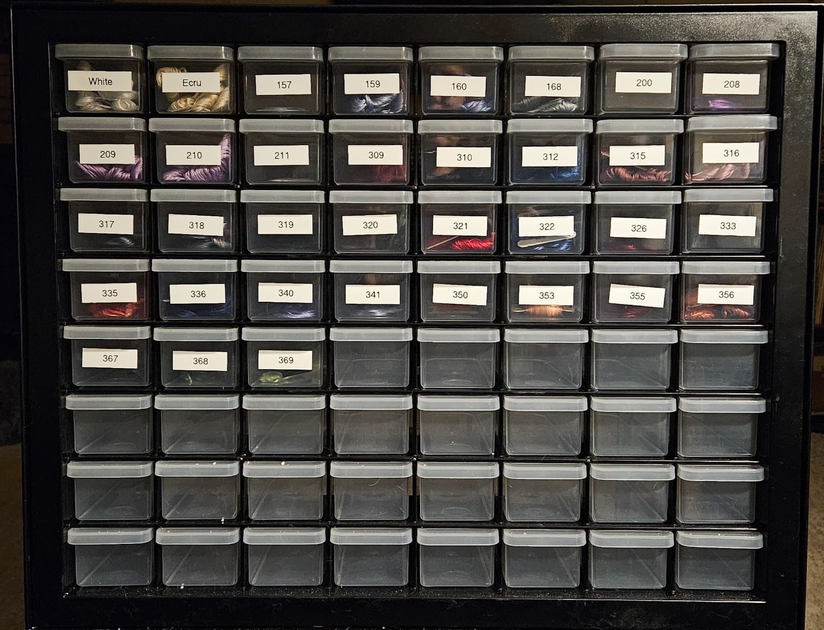 IRIS USA 64-Drawer Screw Organizer, Hardware Storage, Made in USA, Black | Wall mountable, Stackable, Building Bricks, Garage Tool Storage, Art & Craft Supplies, Beads, Gem Stones customer photo 2