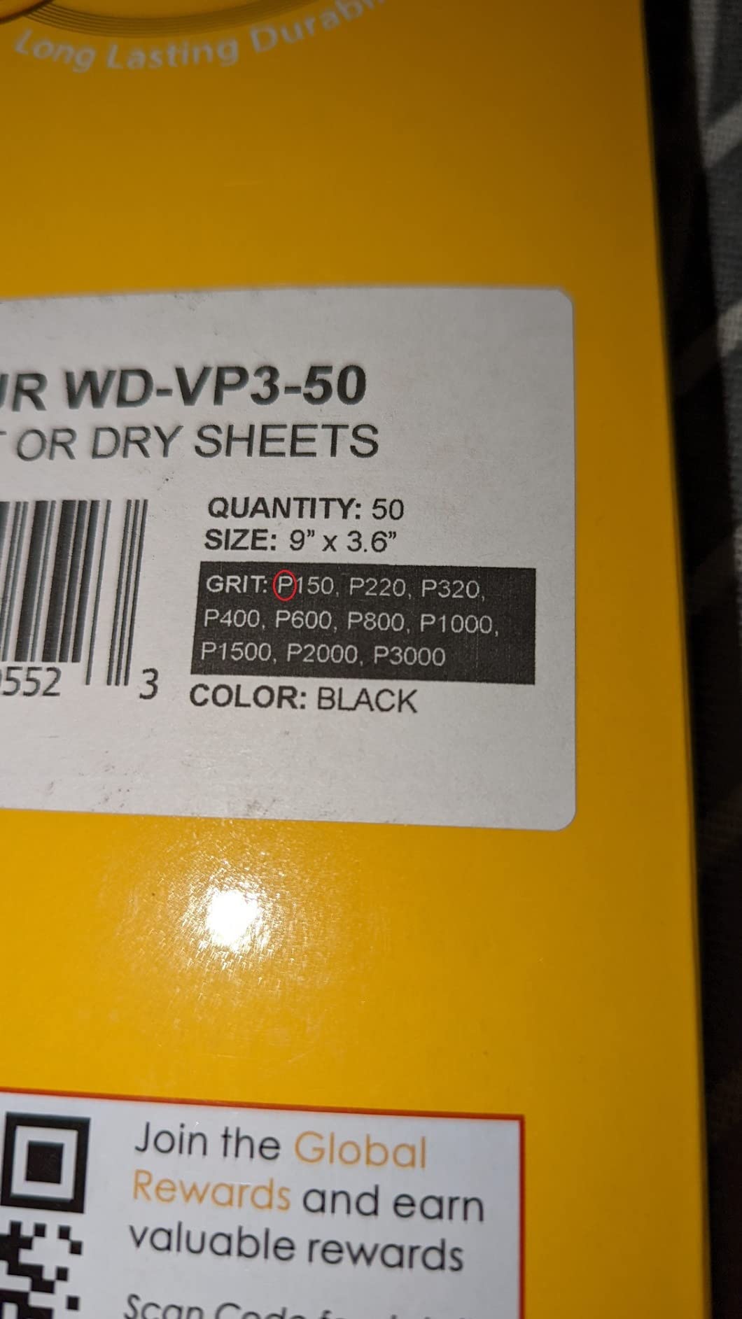 Dura-Gold Premium 50 Sheet Assorted 3-2/3