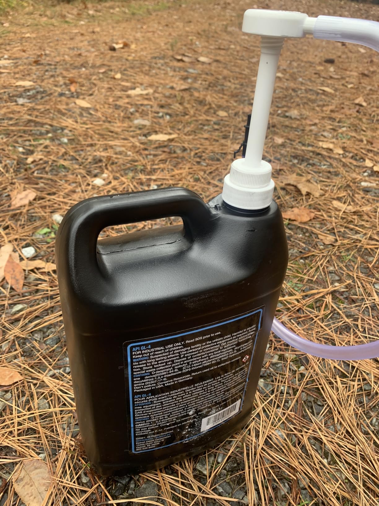 Slippery Pete Fluid Pump for Gallon Bottles and Wide Mouth Quart Bottles - Transfer Gear Oil, Transmission and Differential Fluid, Antifreeze with This 30cc Hand Pump customer photo 1