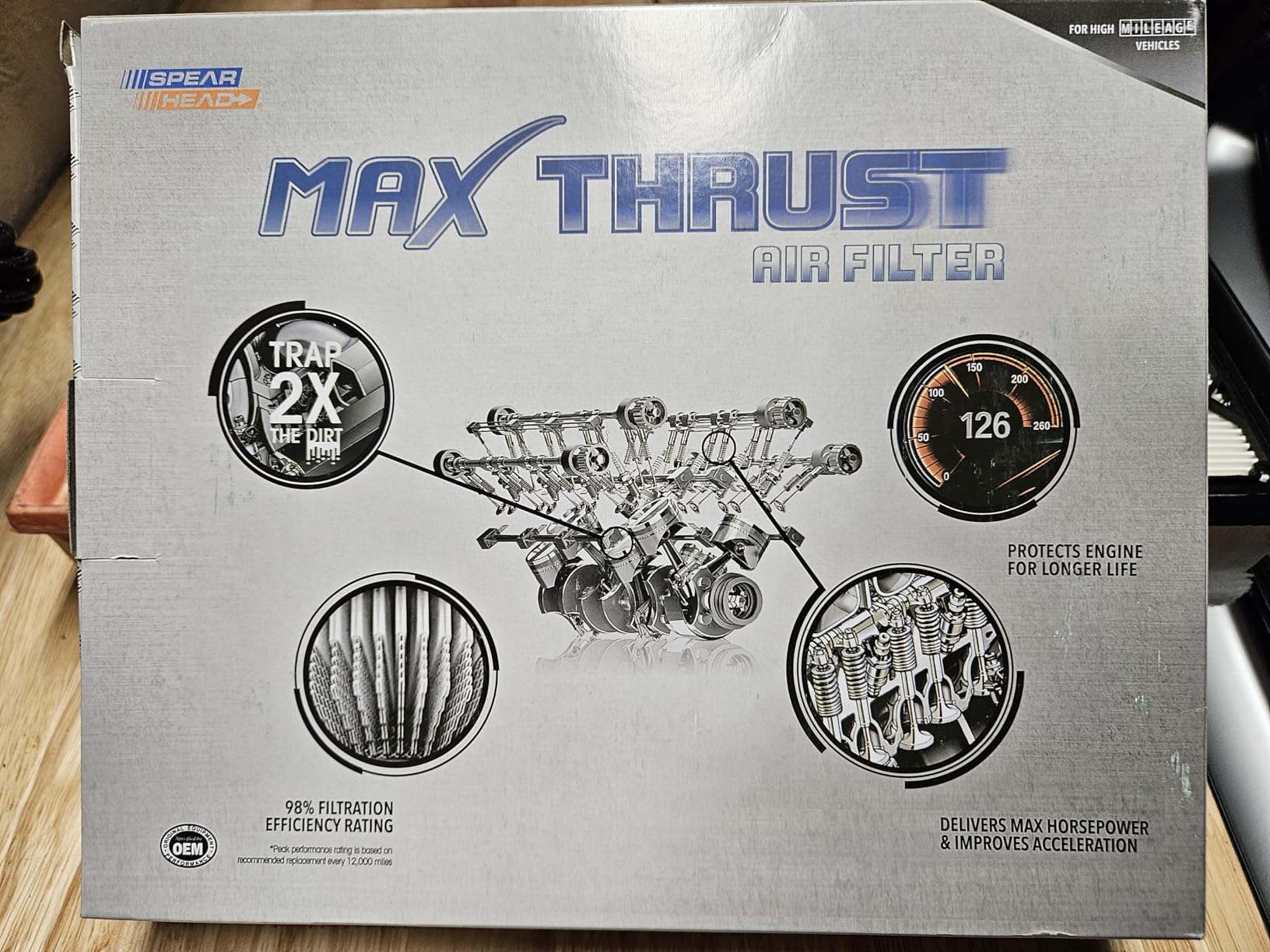 Spearhead Max Thrust Engine Air Filter Replacement | Fits 2011-2017 Odyssey | OEM Fit & High Dust Holding Capacity (MT-042) customer photo 2