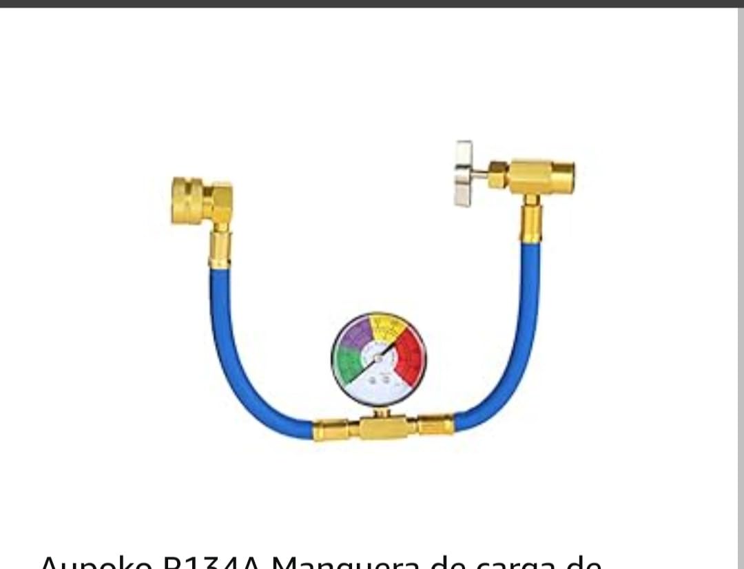 Aupoko R134A AC Refrigerant Charge Hose Kit, 1/2