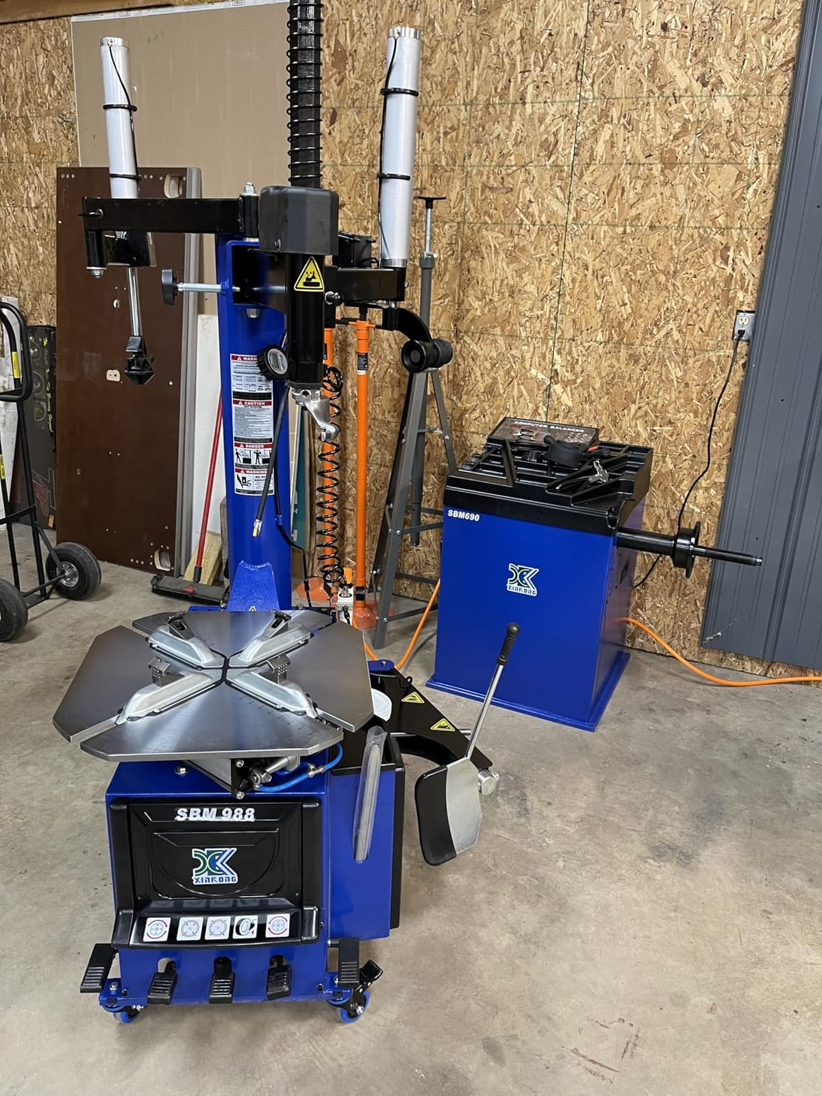 XK Tire Changers Machine and Wheel Balancer Combo,110V,988-690 customer photo 2