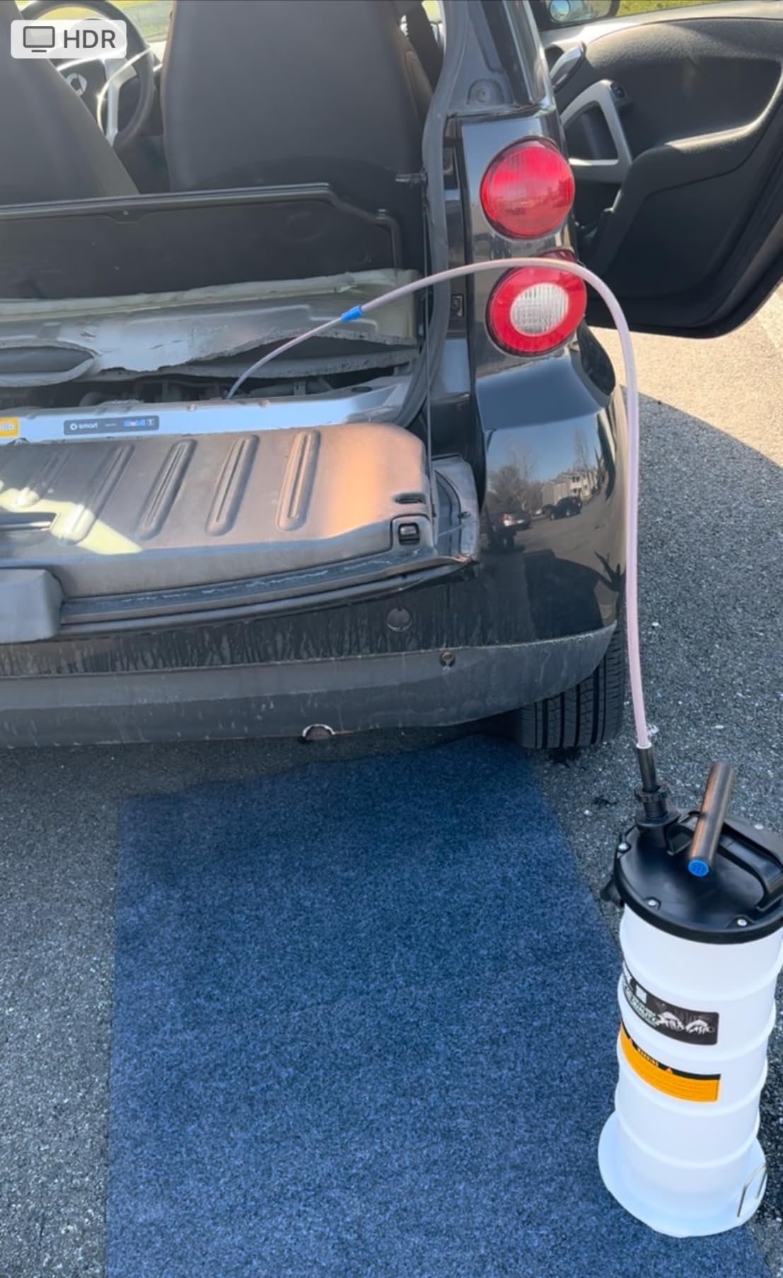EWK 6.5L Manual Oil Extractor Pump for Oil Change, Fluid Evacuators for Cars, Boats, Jet Skies, Lawnmowers | Fast Oil Removal, Less Pumping customer photo 2